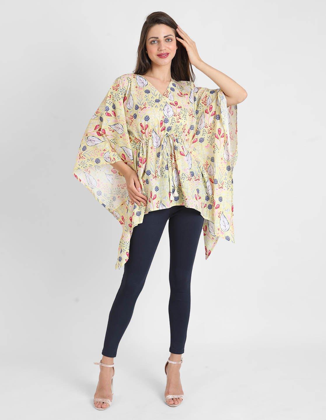 Blooming Print Kaftan