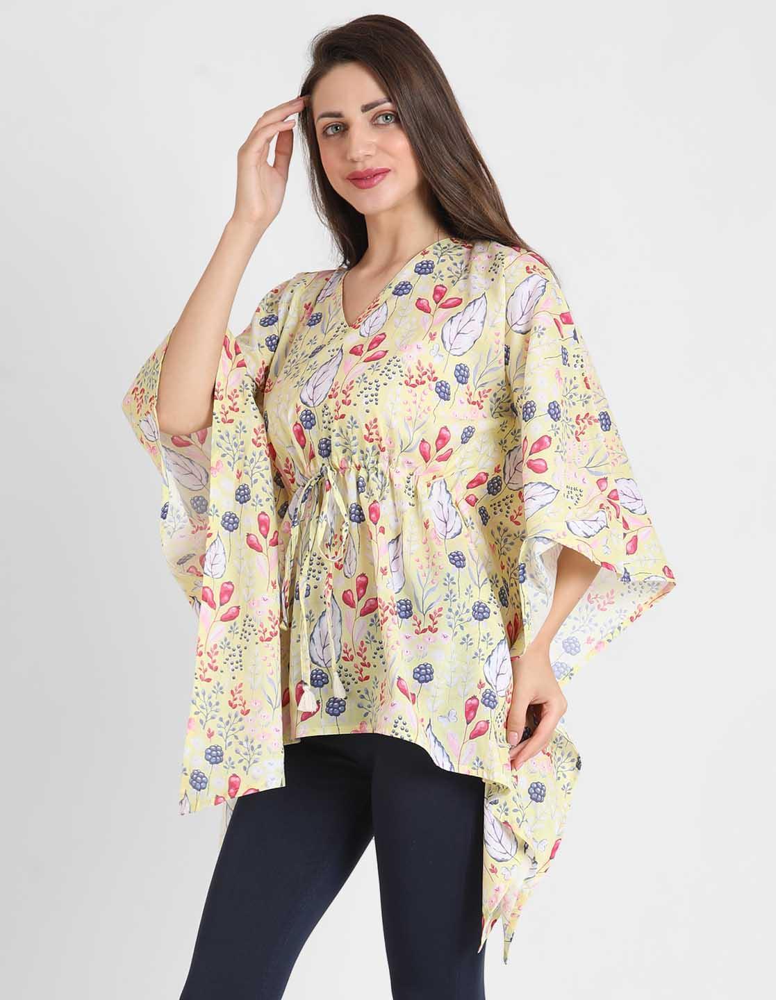 Blooming Print Kaftan