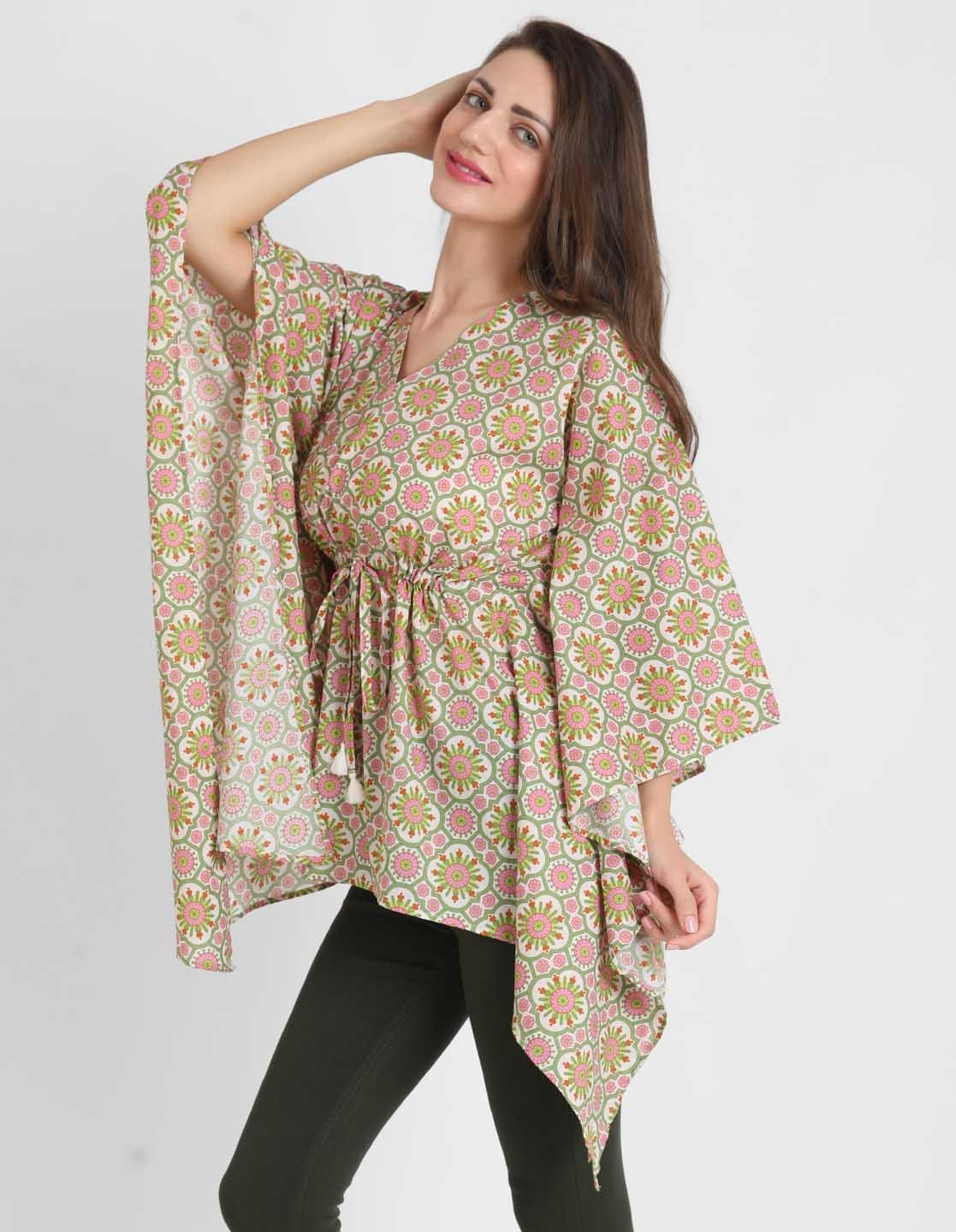 Block Print Kaftan