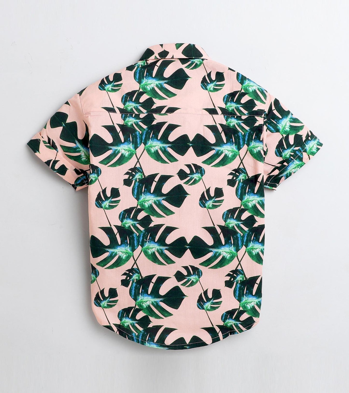 Big Leaf Printed Half Sleeve Shirt
