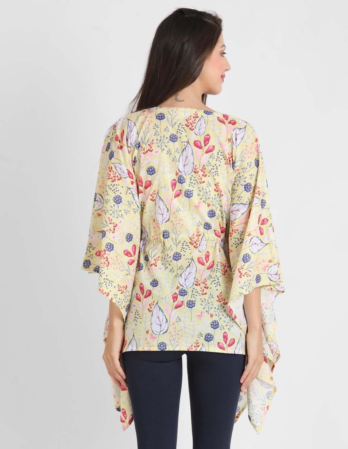 Blooming Print Kaftan