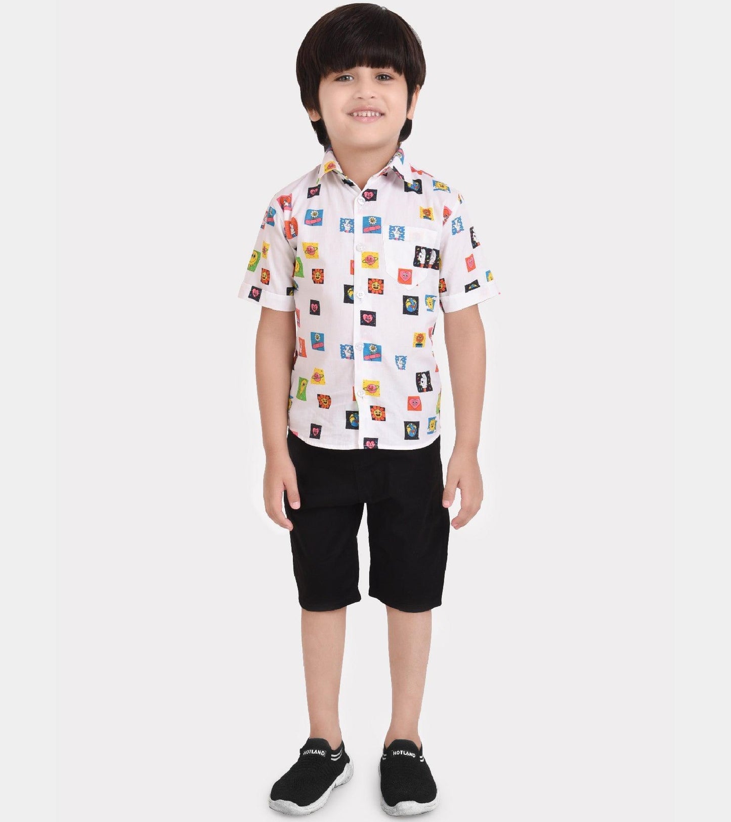 Block Printed Boys Shirt