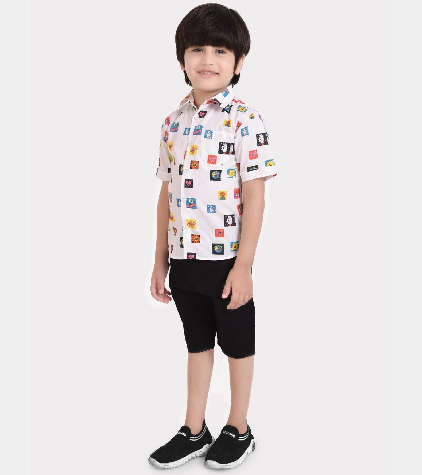 Block Printed Boys Shirt