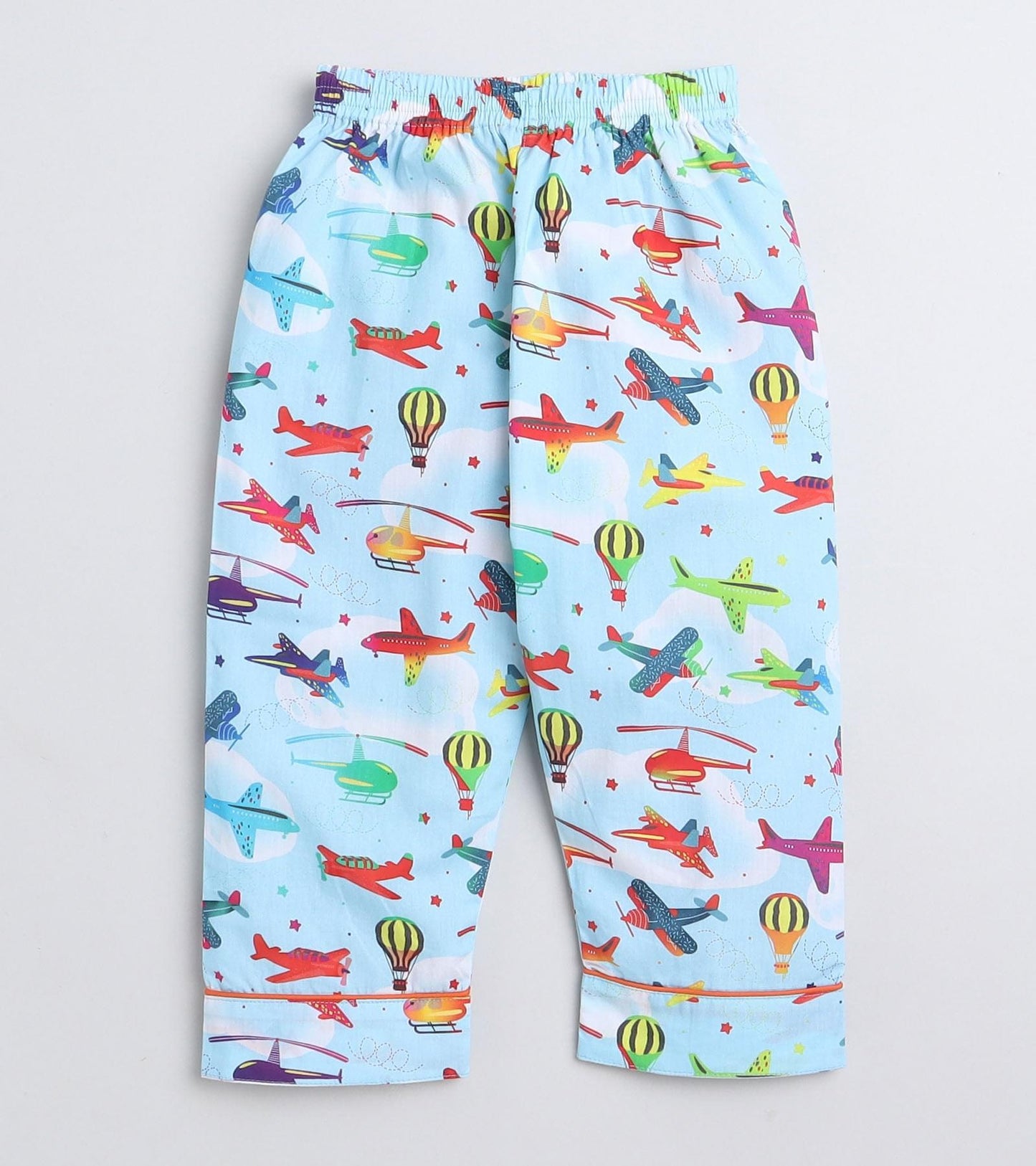 Aeroplane Printed Boys Night Suit Set