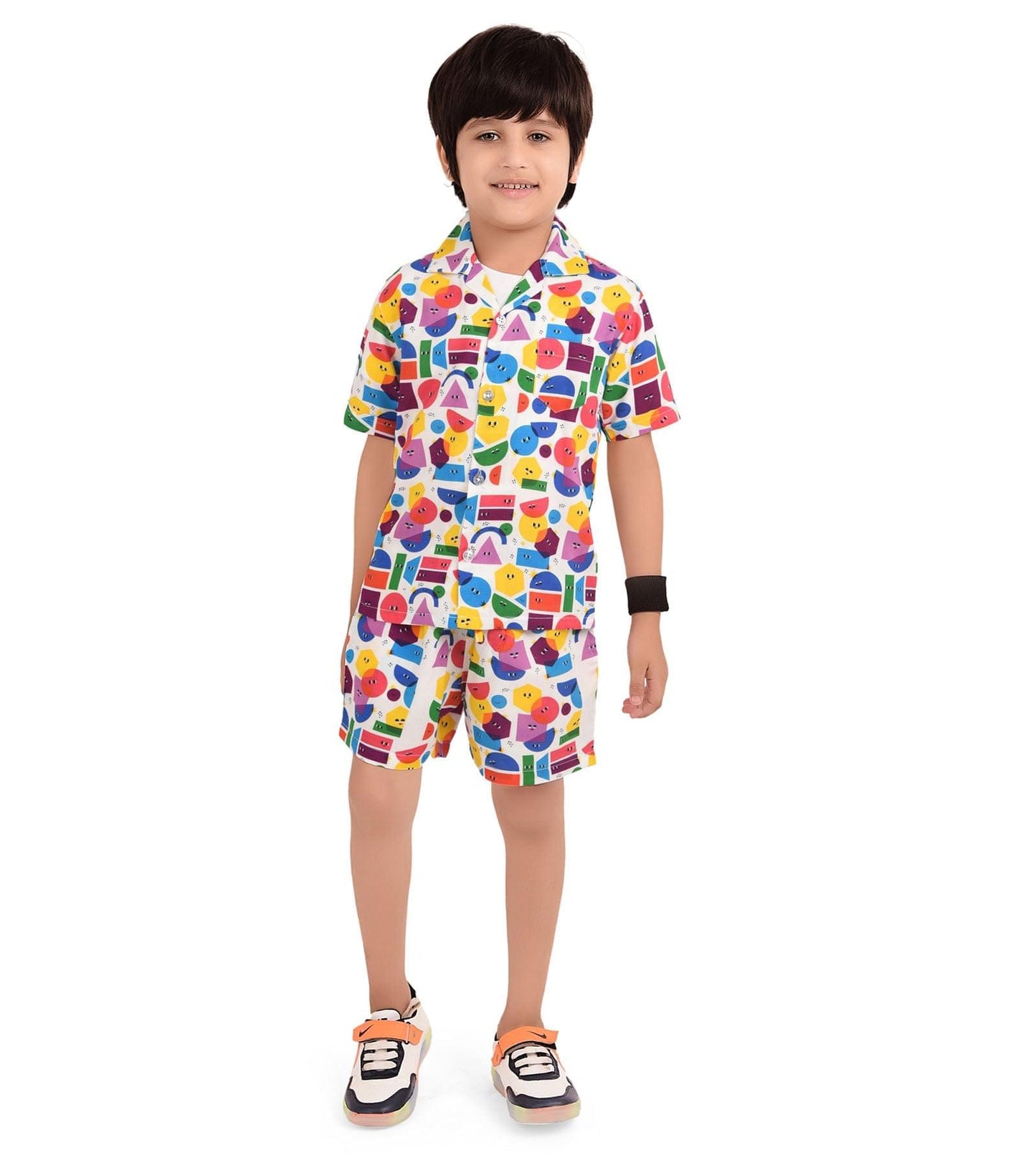 All Shapes printed Cord Set