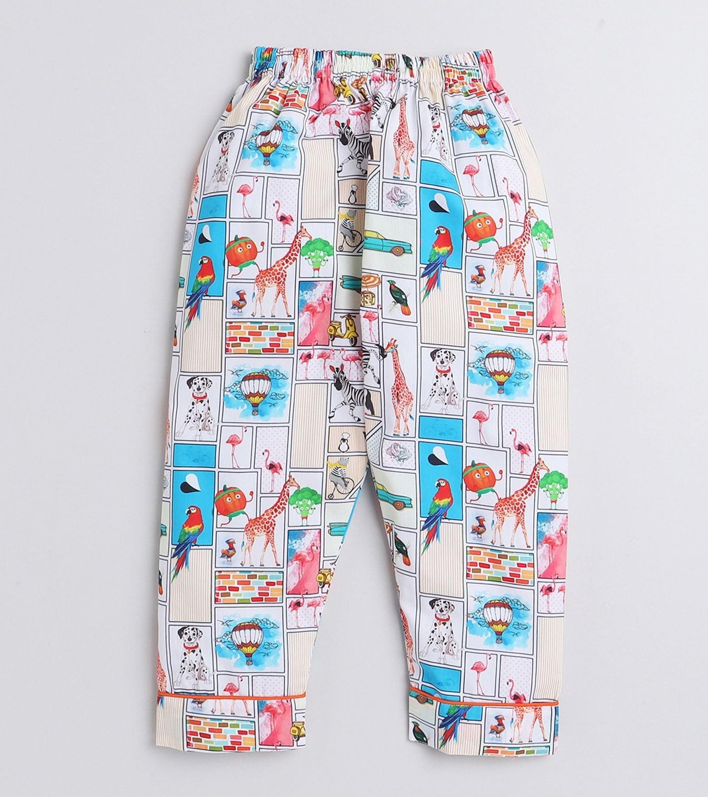 Animal Planet Boys Printed Night Suit Set