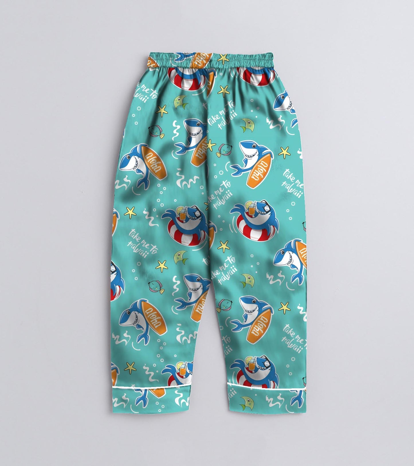 Aqua Swim Pure Cotton Printed Nightsuit Set