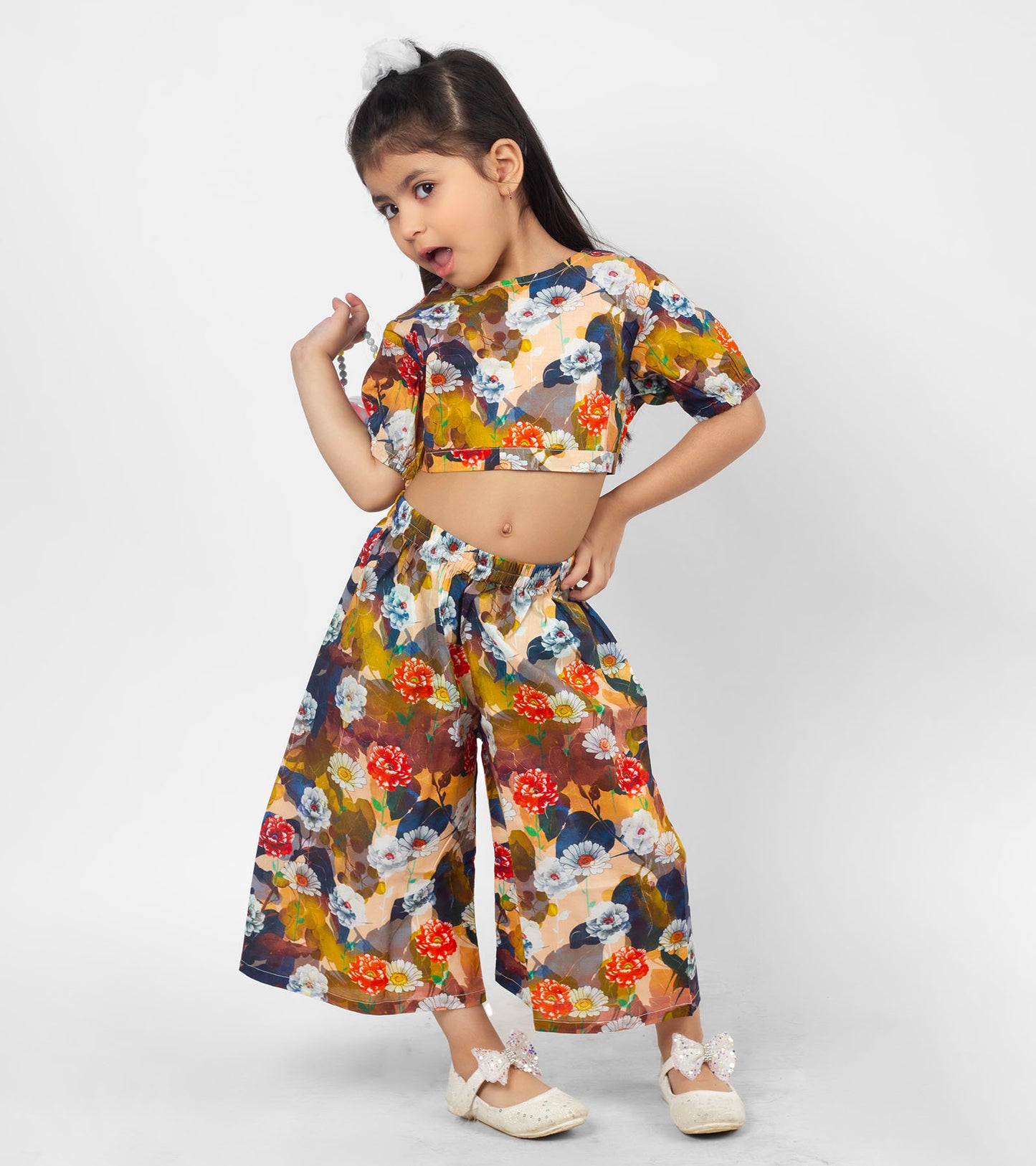 Bounty Flora Printed Co ord Sets For Girls