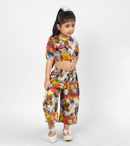Bounty Flora Printed Co ord Sets For Girls