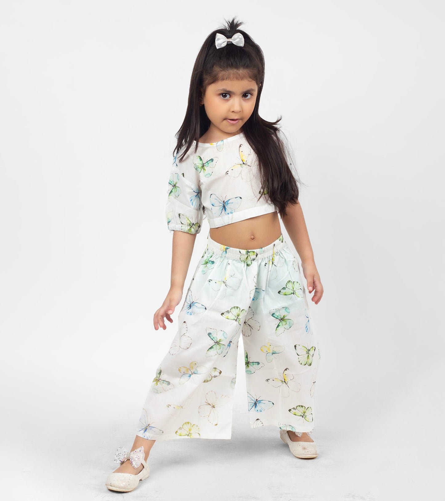 Butterfly Printed Co ord Sets For Girls