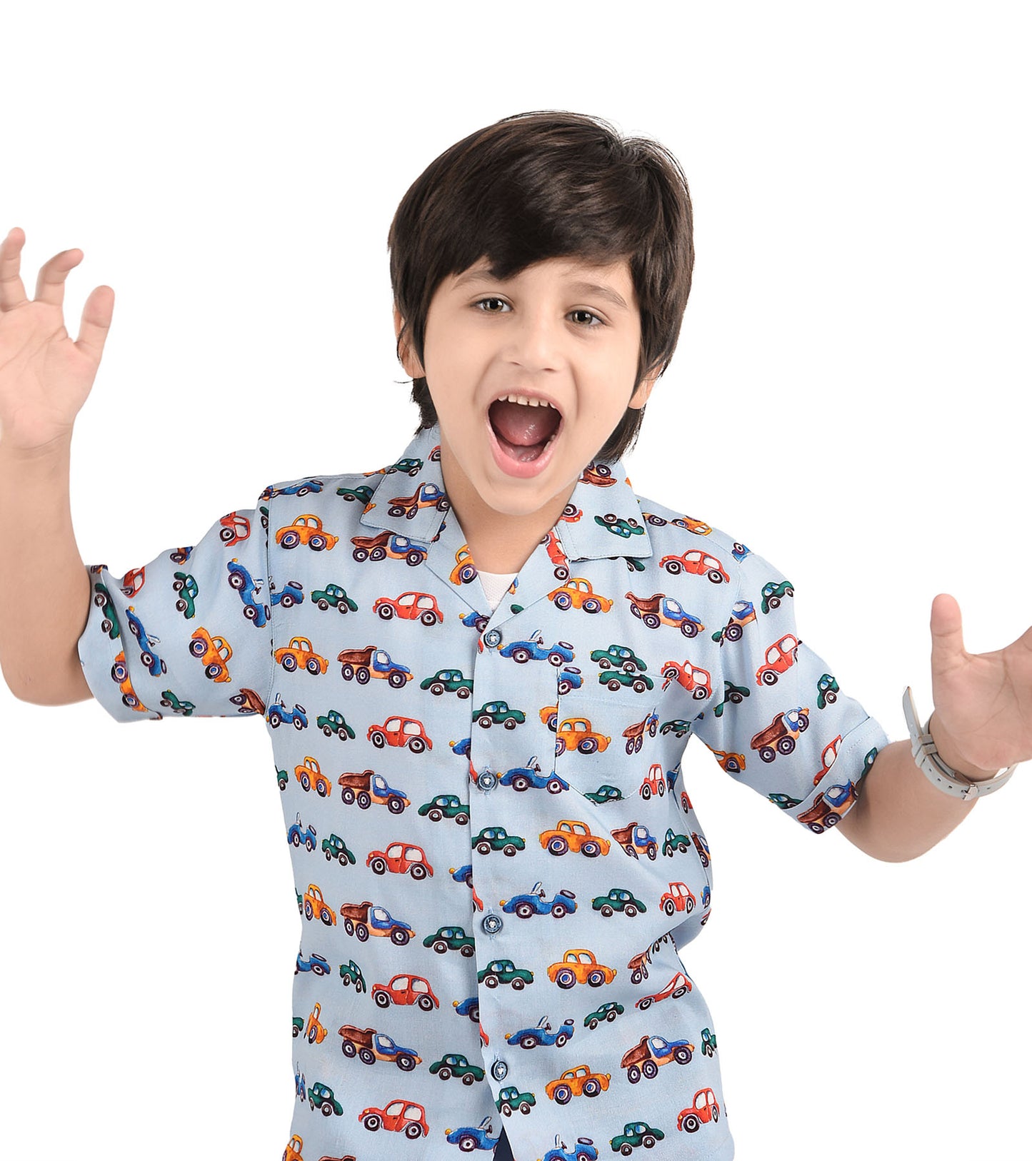 Car Terrain printed Cord Set for Boys