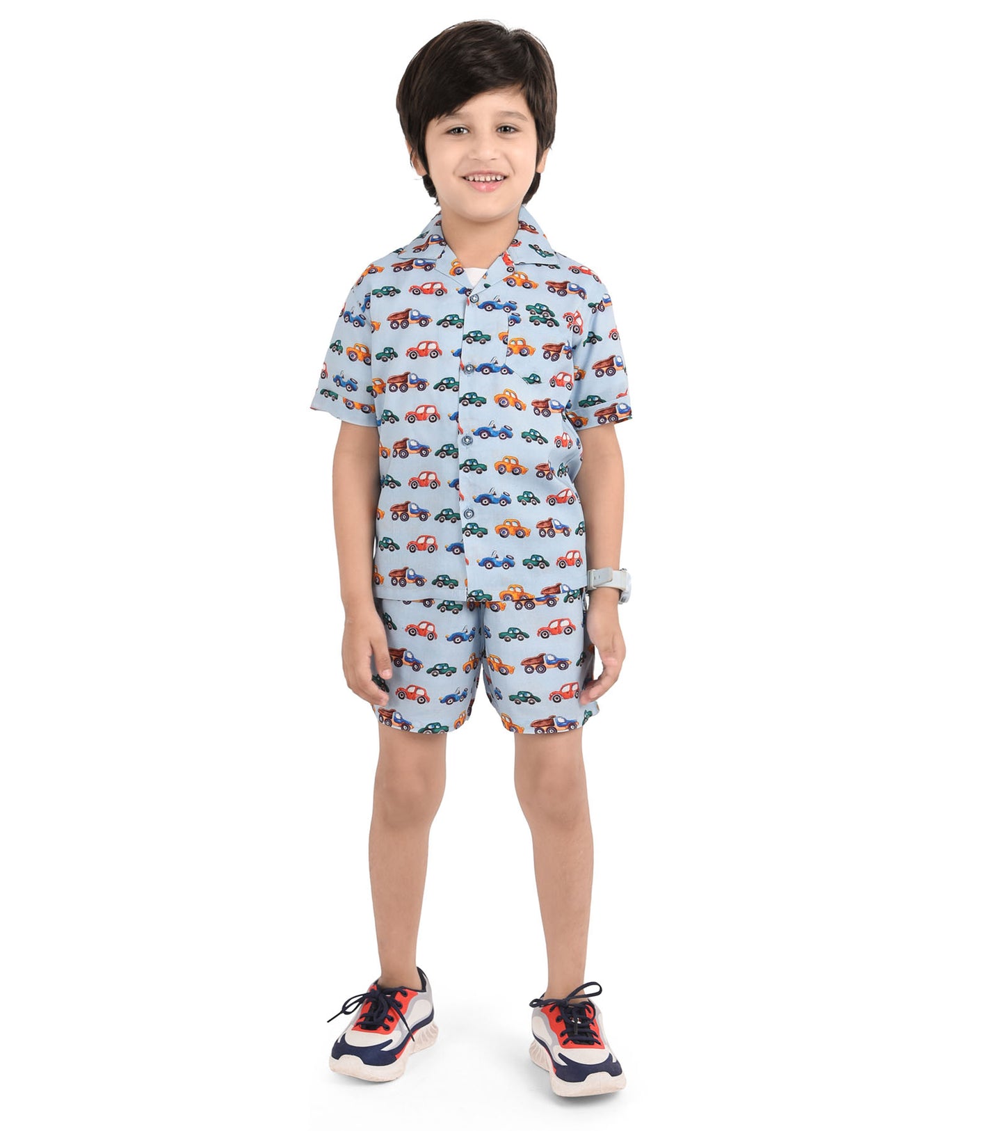 Car Terrain printed Cord Set for Boys