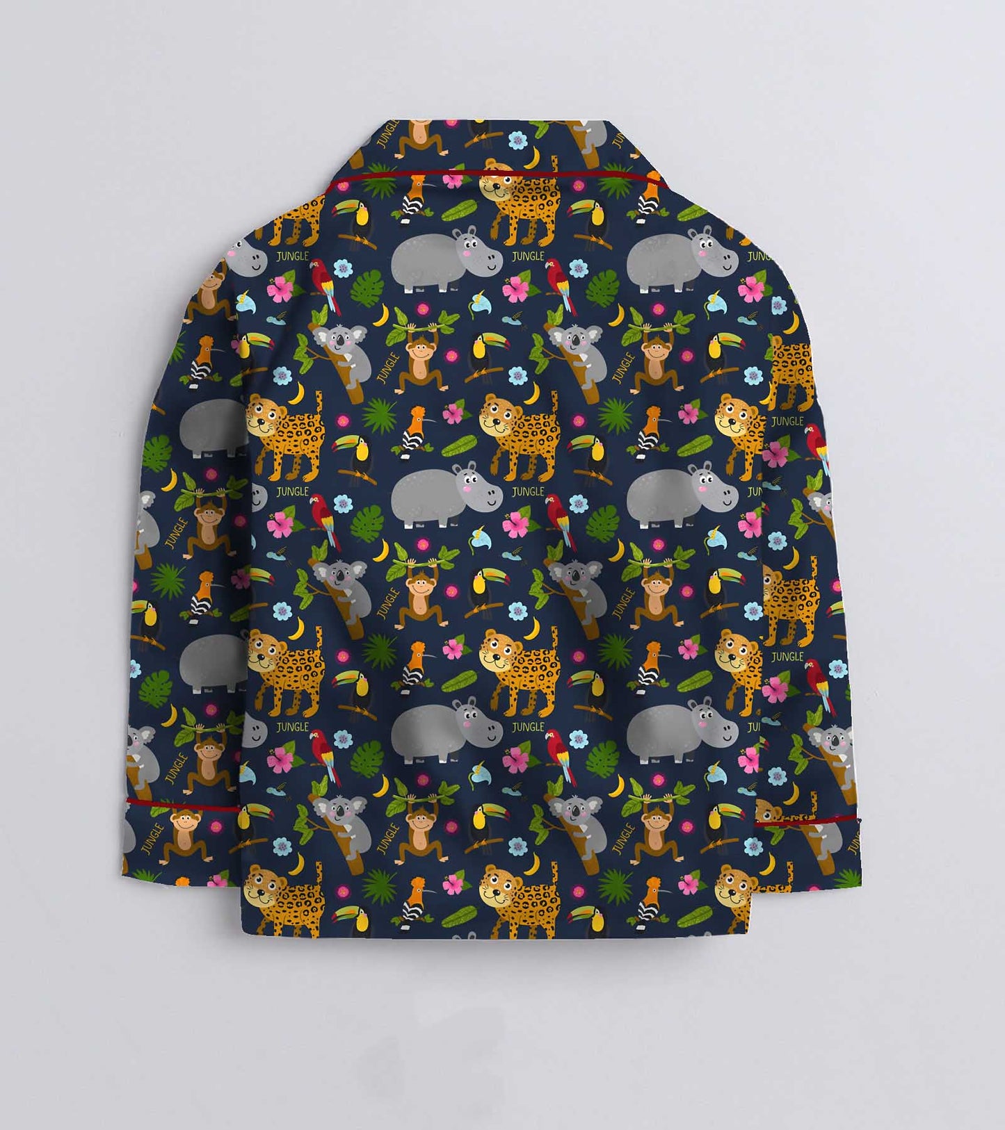 Cute Jungle Animal Printed Nightsuit Set