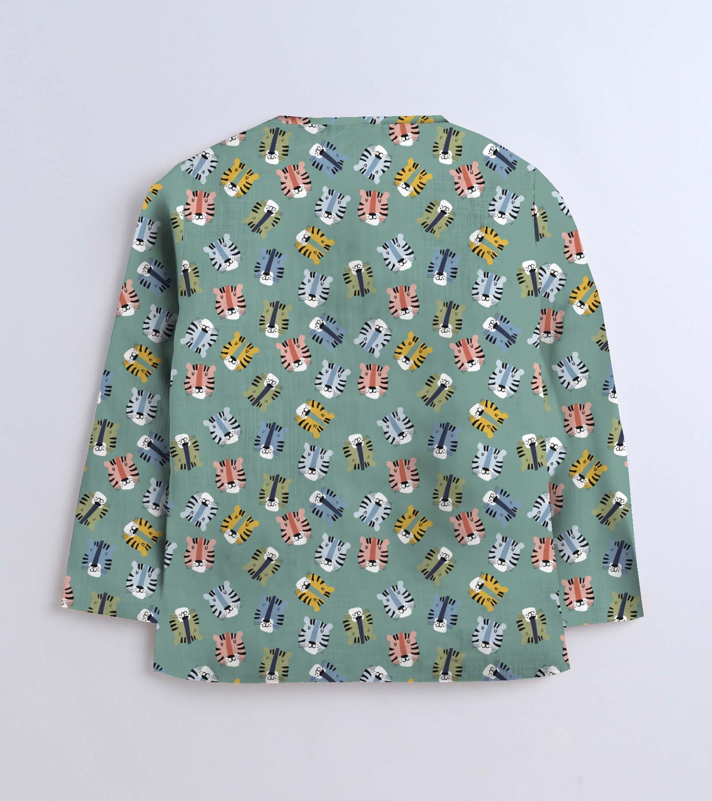 Cute Lion Printed Pyjama Kurta Set