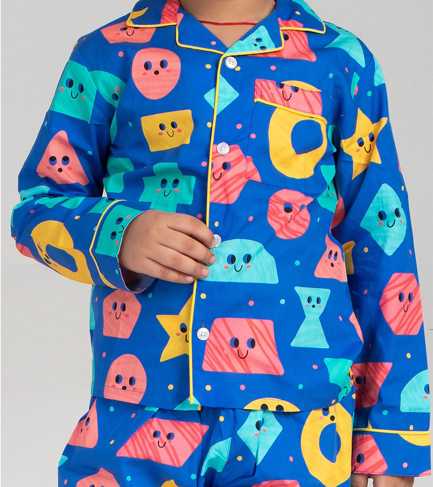 Cute blocks printed Nightsuit Set