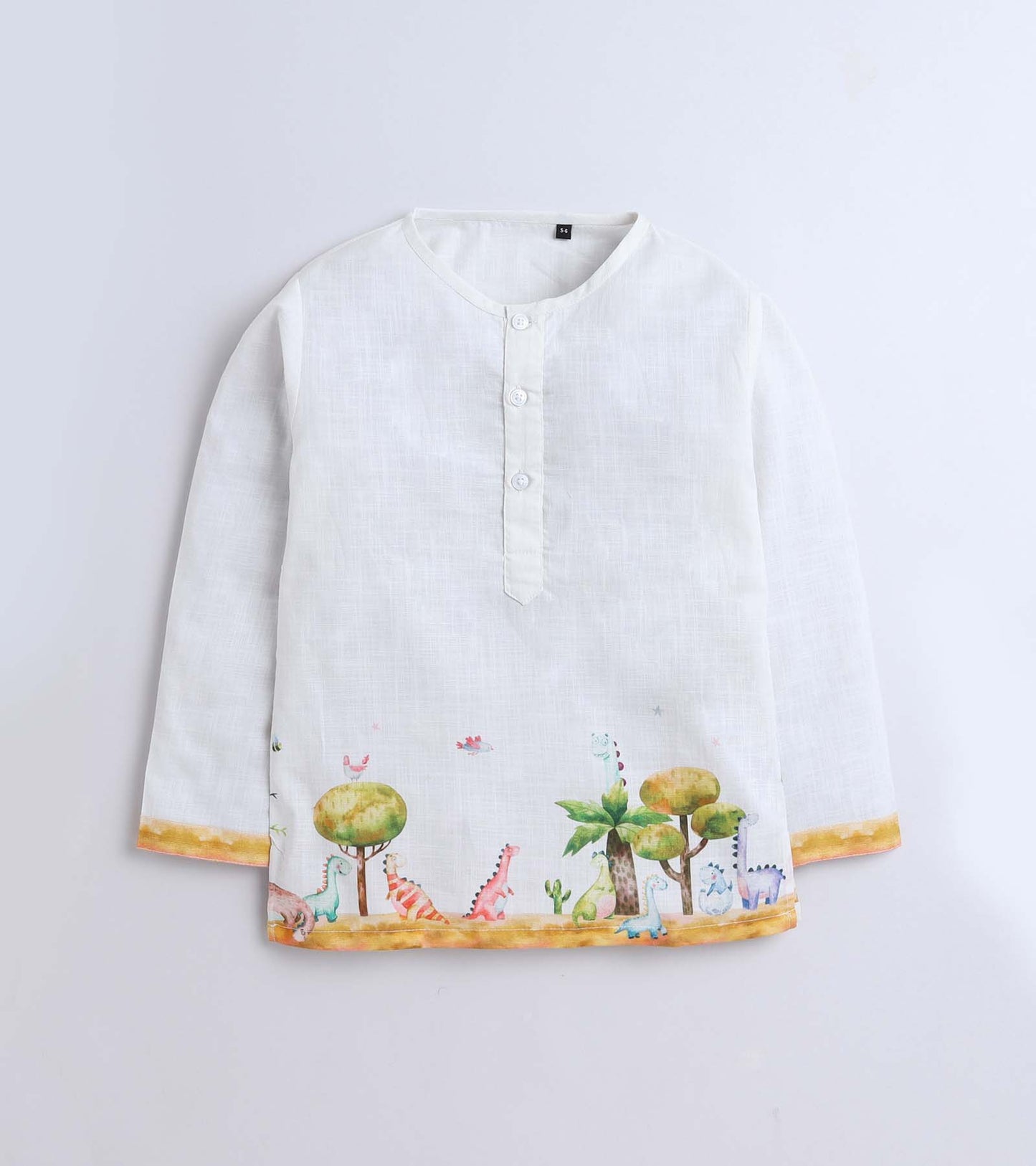 Dino Printed Pyjama Kurta Set