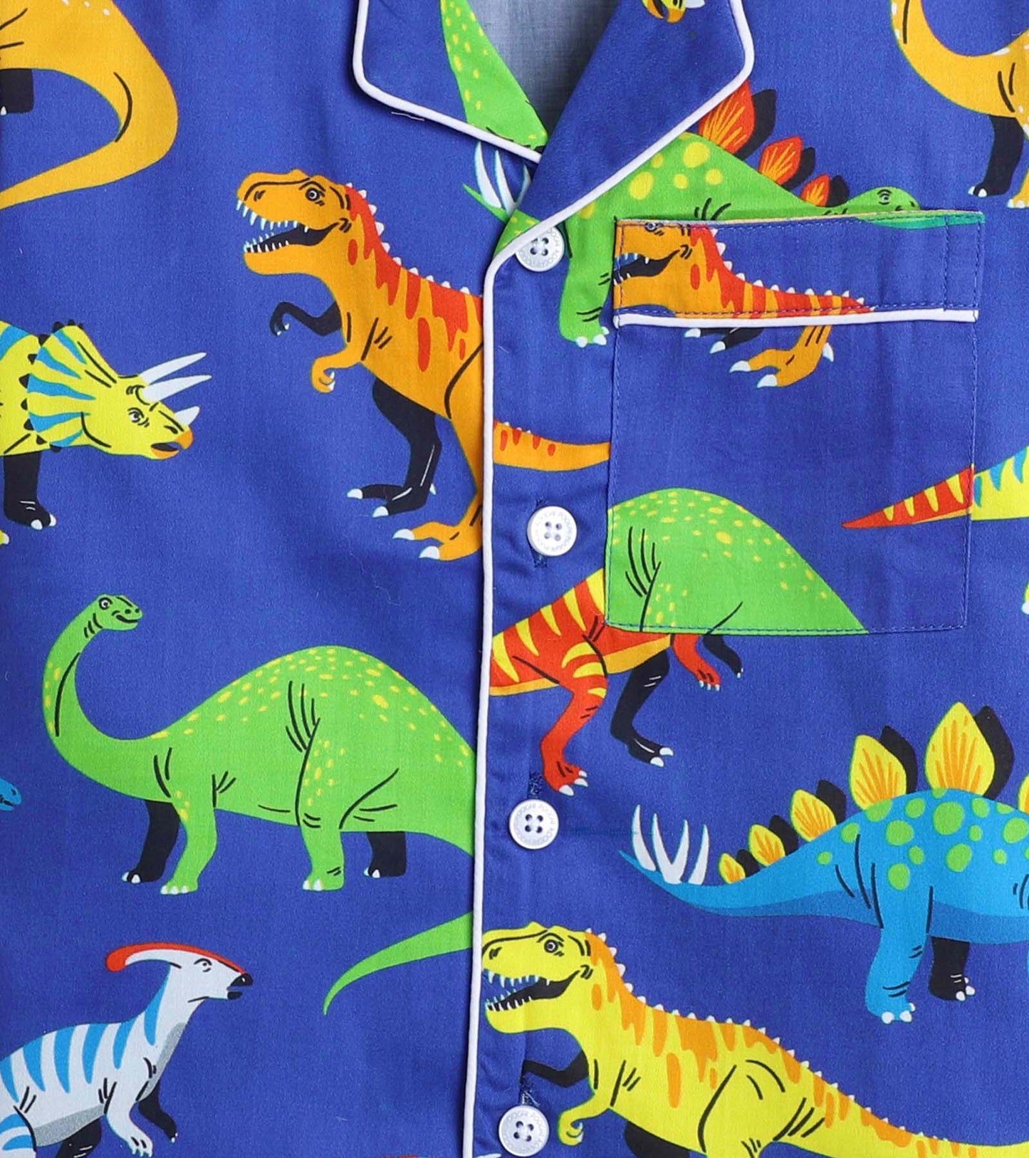 Dinosaur Night Suit Set Half Sleeve