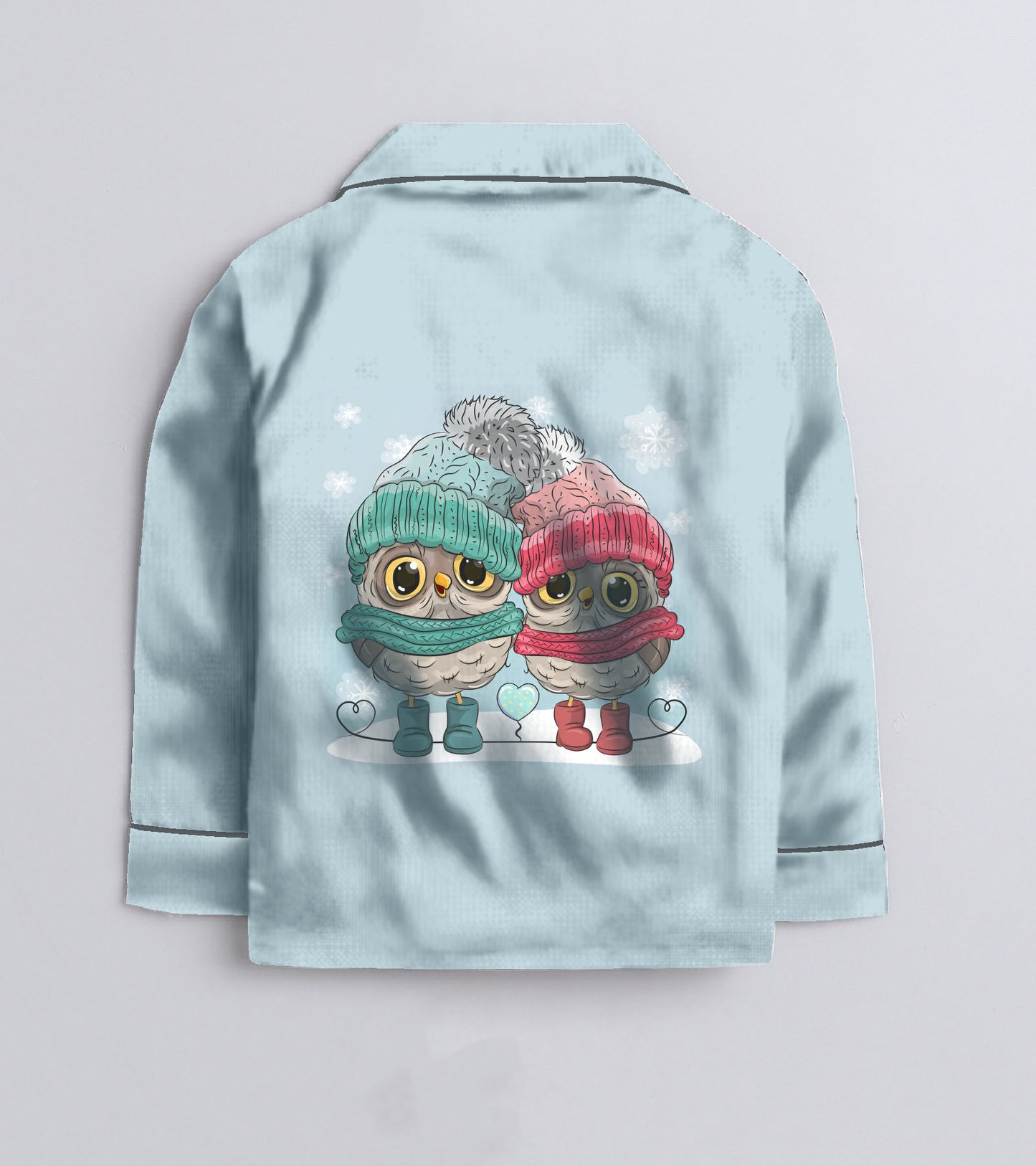 Doll Printed Girls Pure Cotton Nightsuit Set