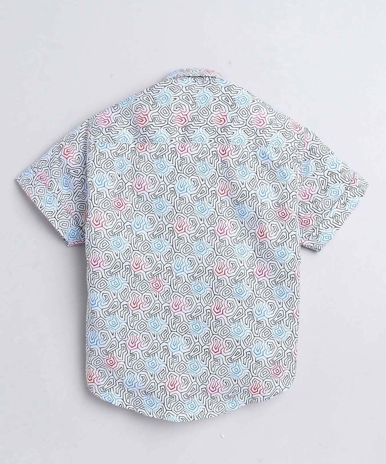 Drawing Pure Cotton Half Sleeve Shirt For Boys