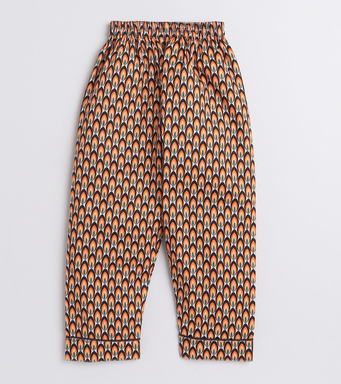 Earthy Mosaic printed Nightsuit Set