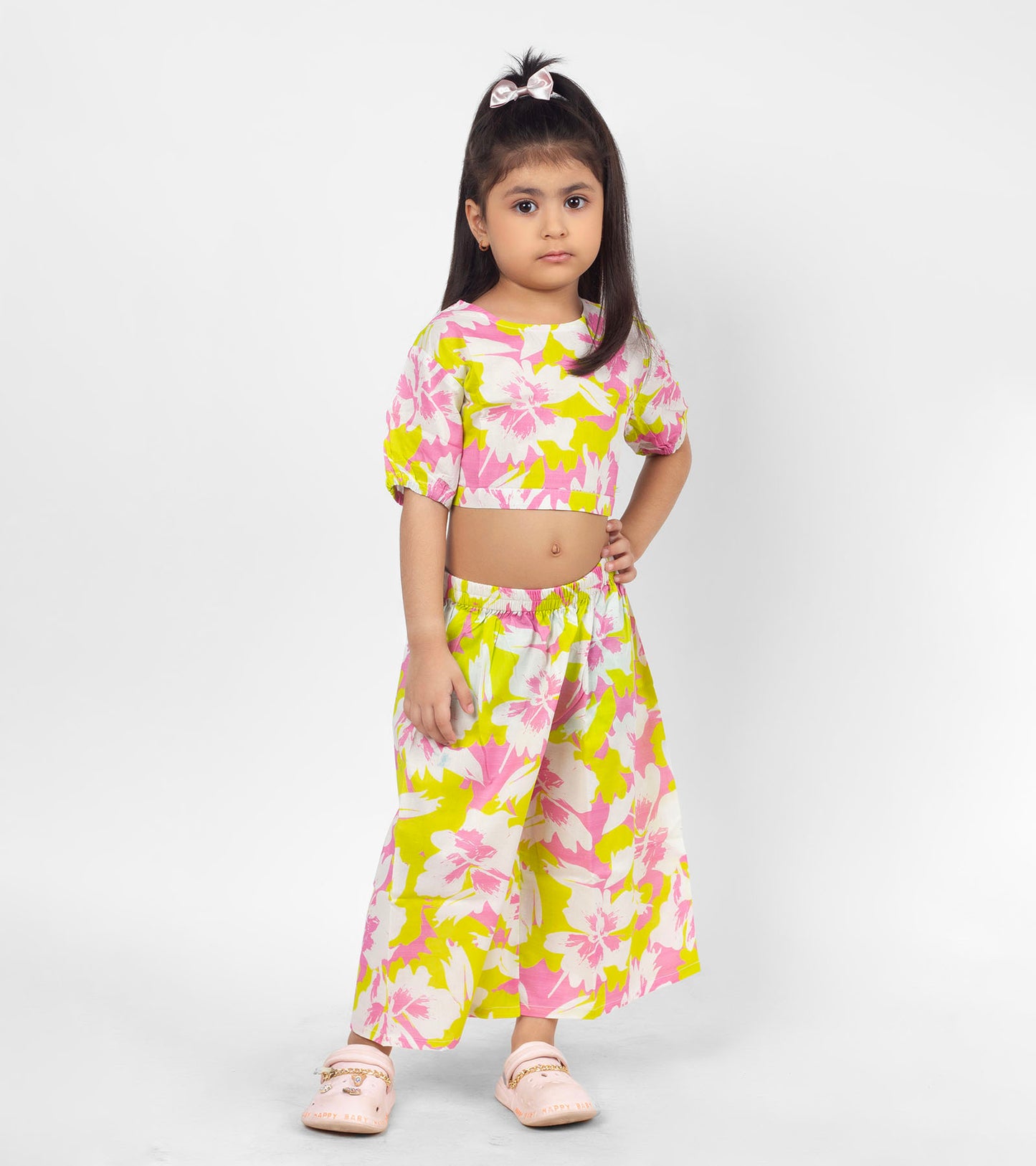 Floral Pastel Printed Co ord Sets For Girls