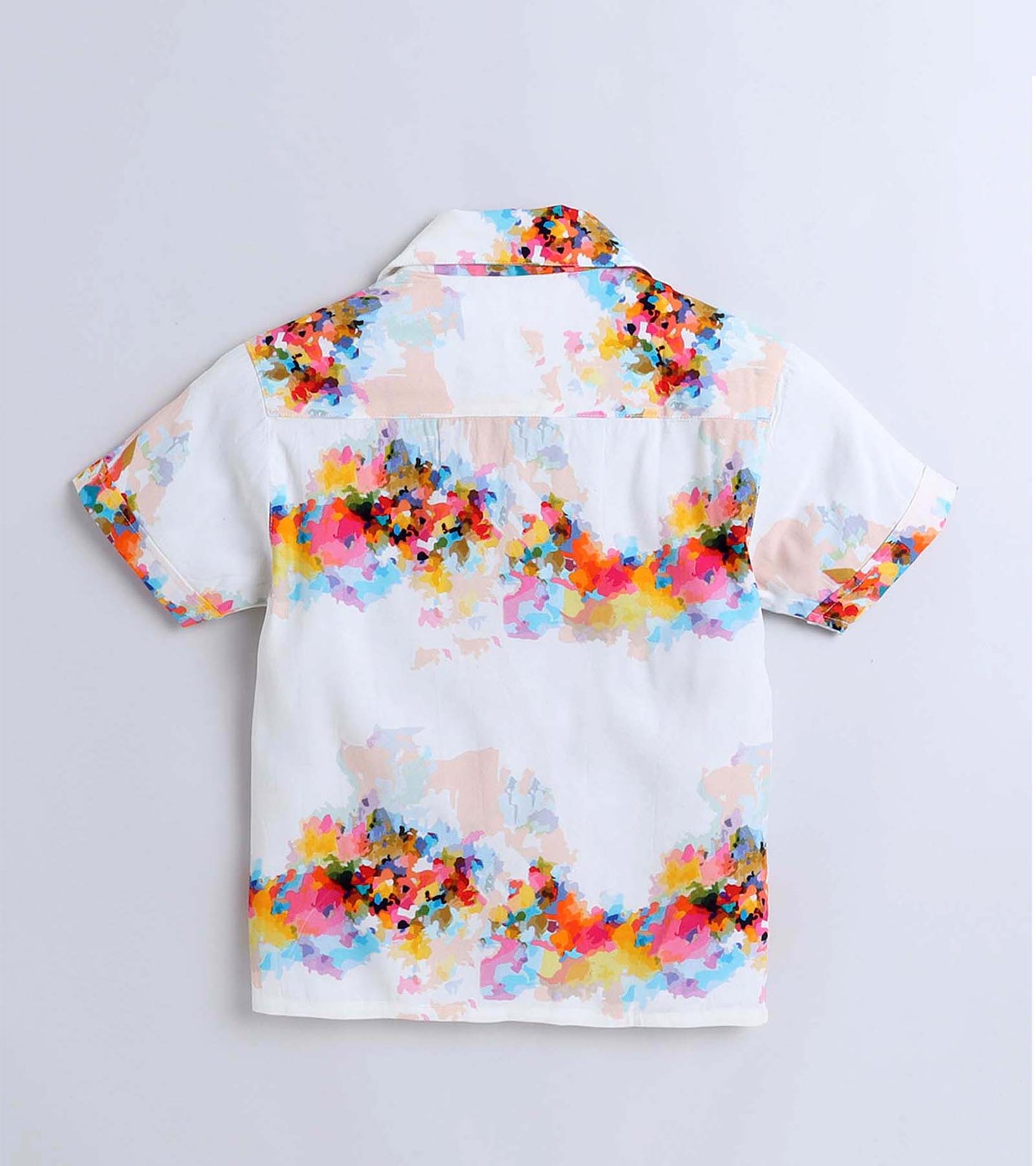 Flowers in line Printed Boys Co ord Set