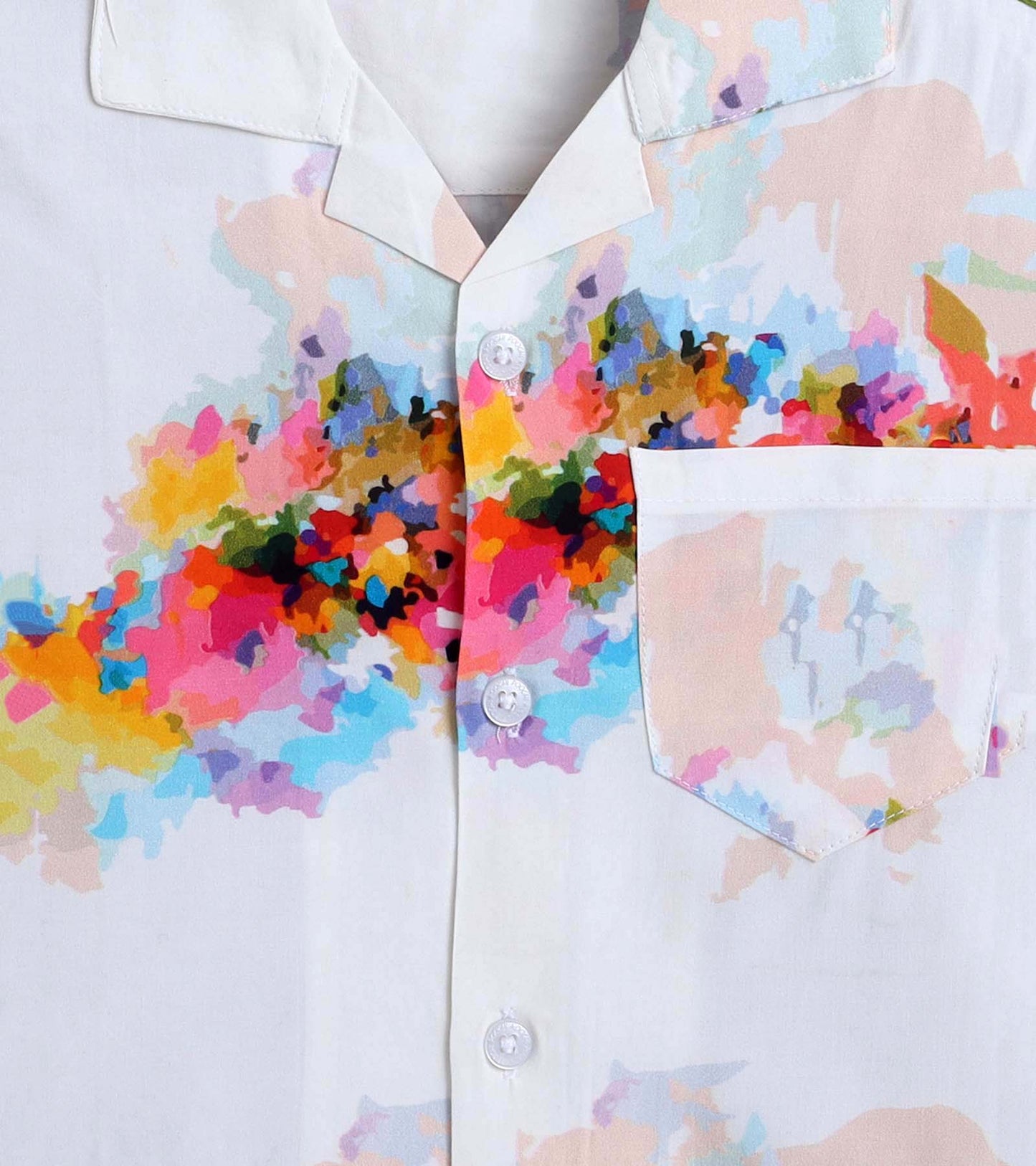 Flowers in line Printed Boys Co ord Set
