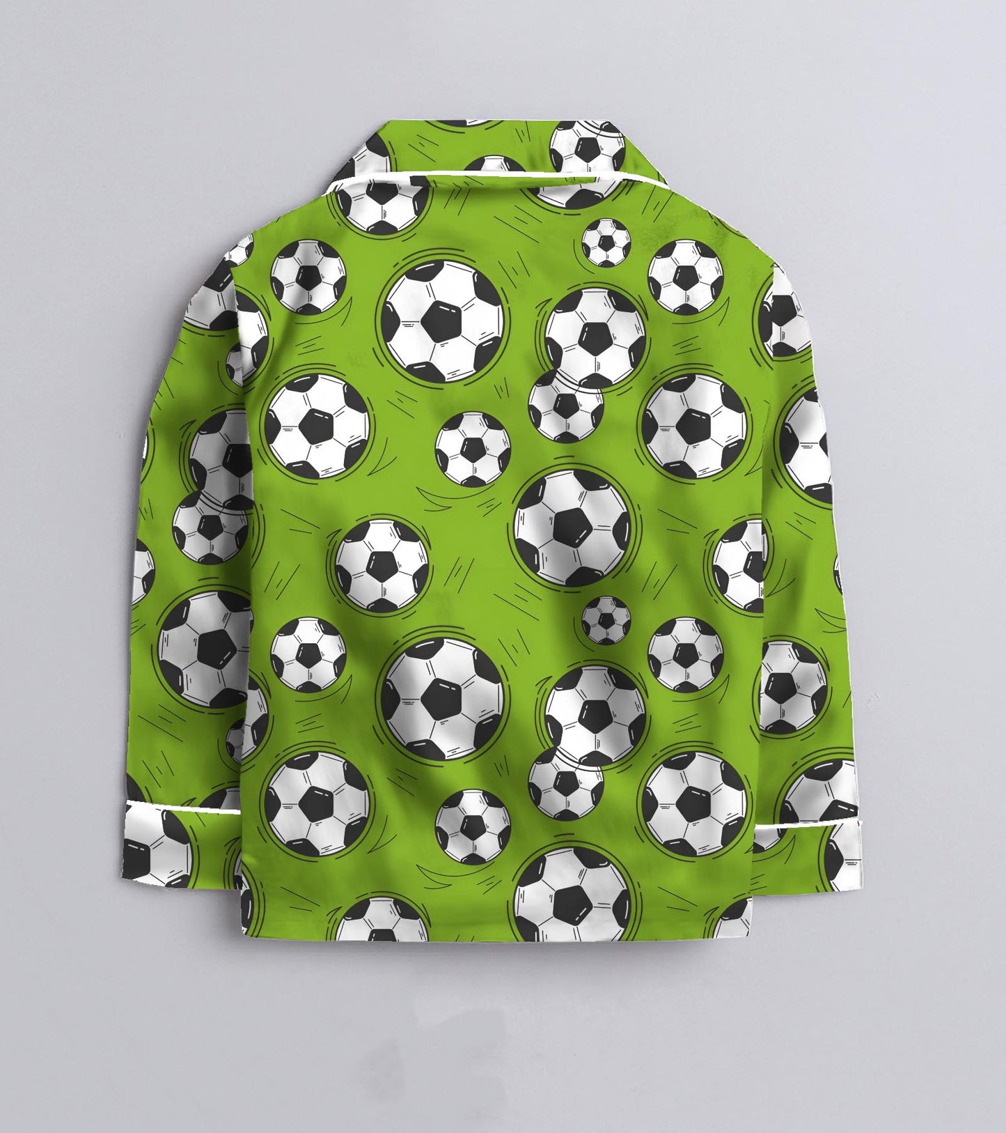 Football Pure Cotton Printed Nightsuit Set