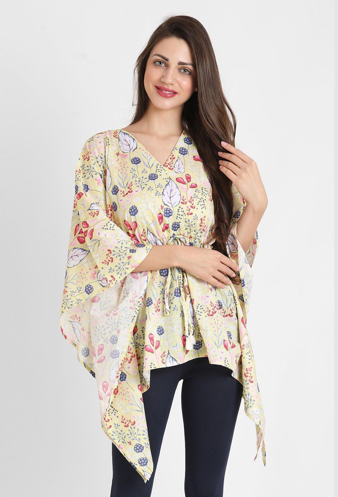 Blooming Print Kaftan
