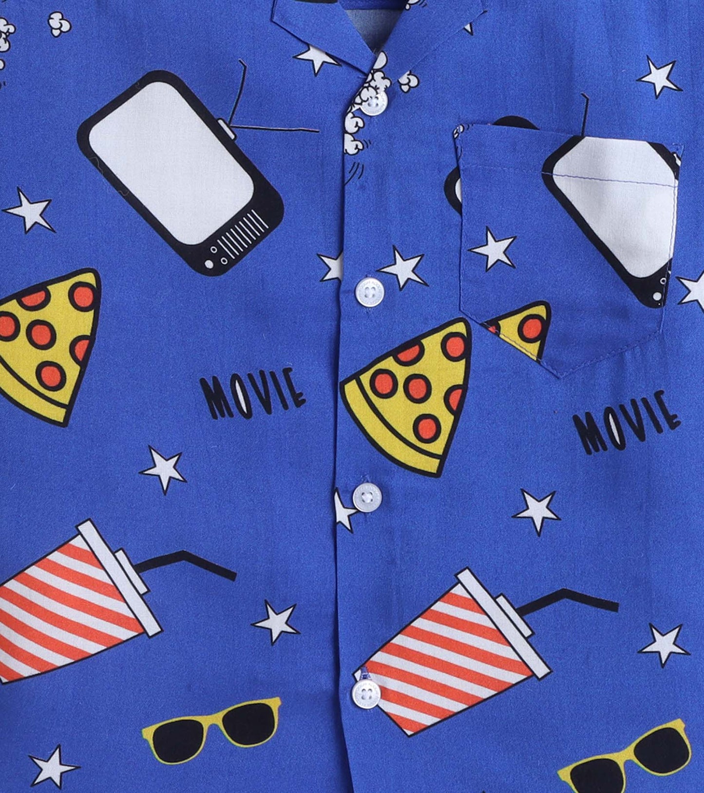 Fun time Printed Boys Co ord Set