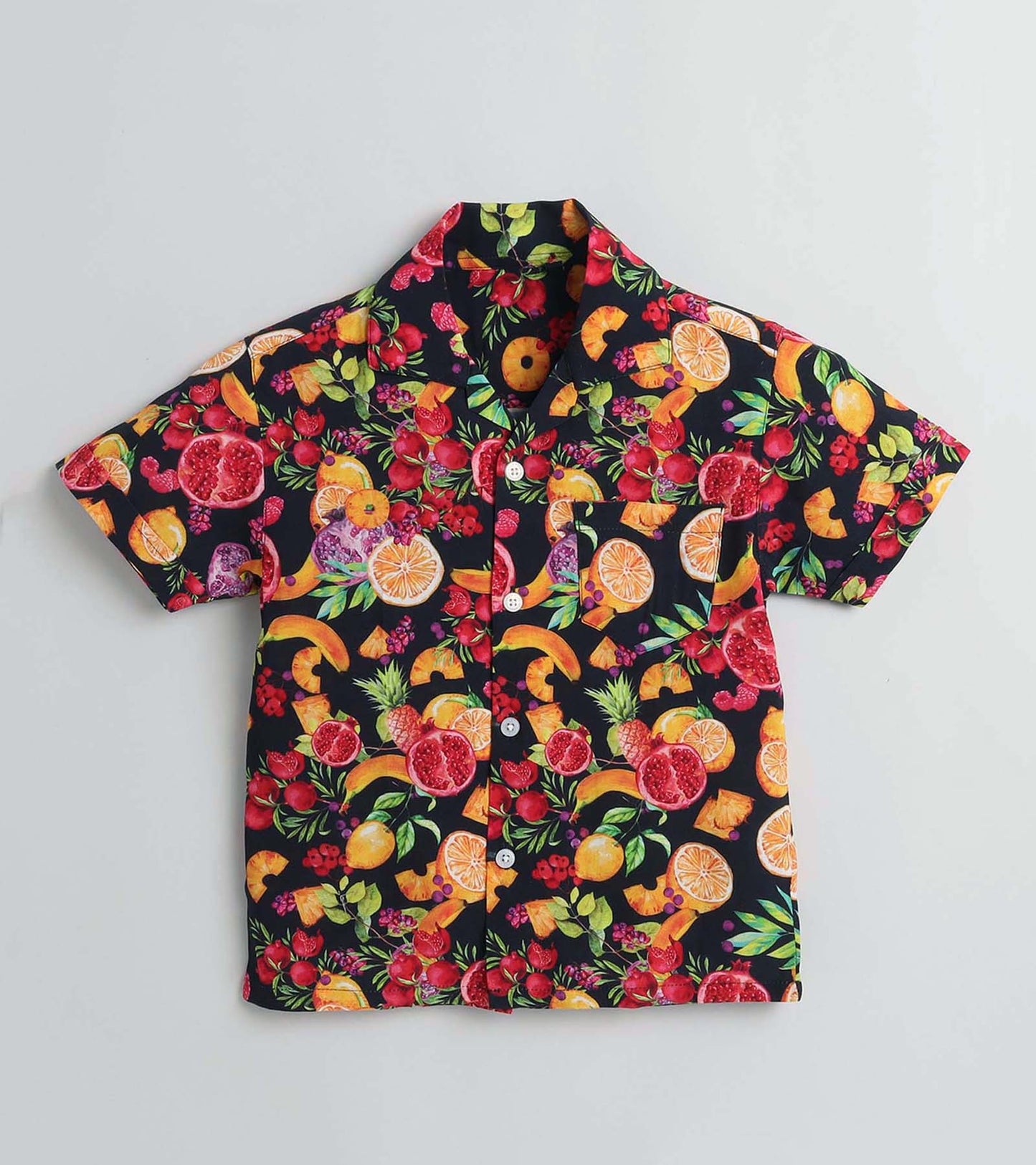 Glorifying Summer Fruits Printed Boys Co ord Set