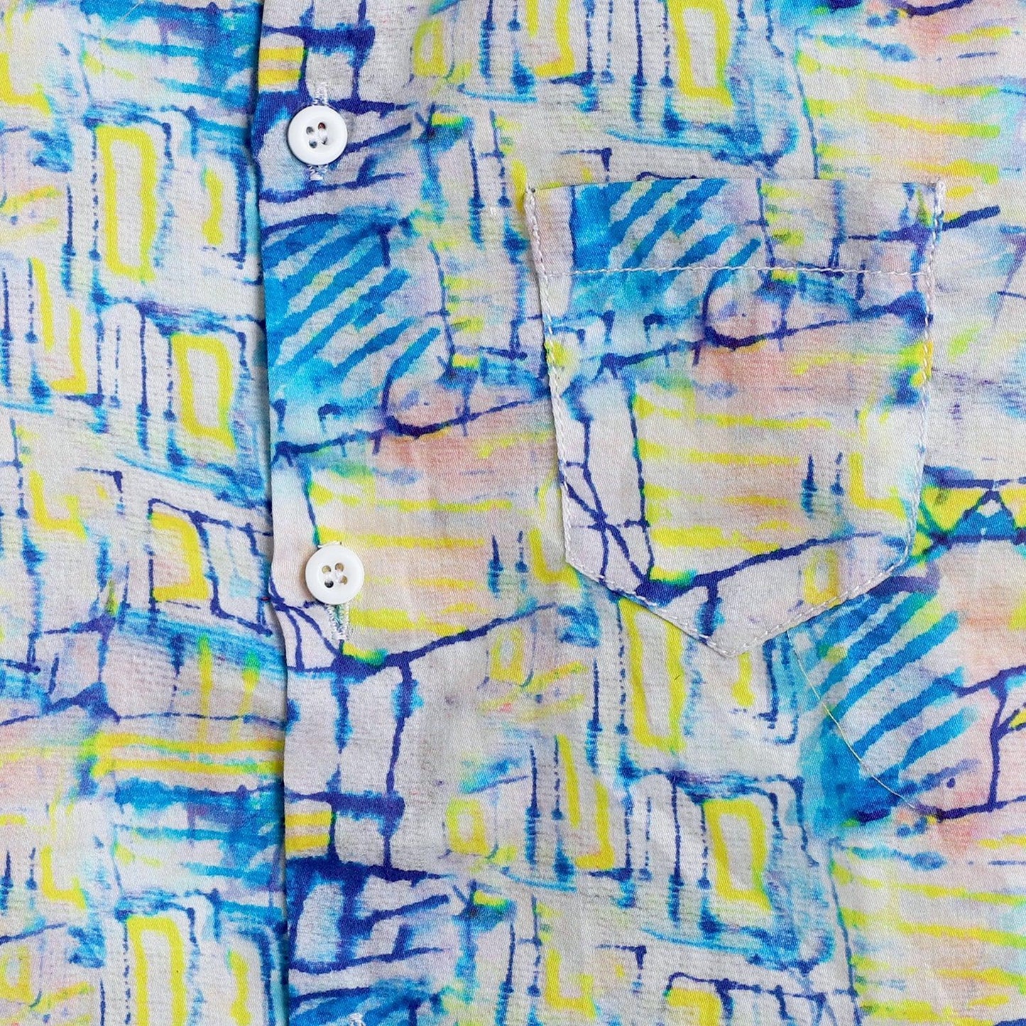 Abst Printed Full Sleeve Shirt