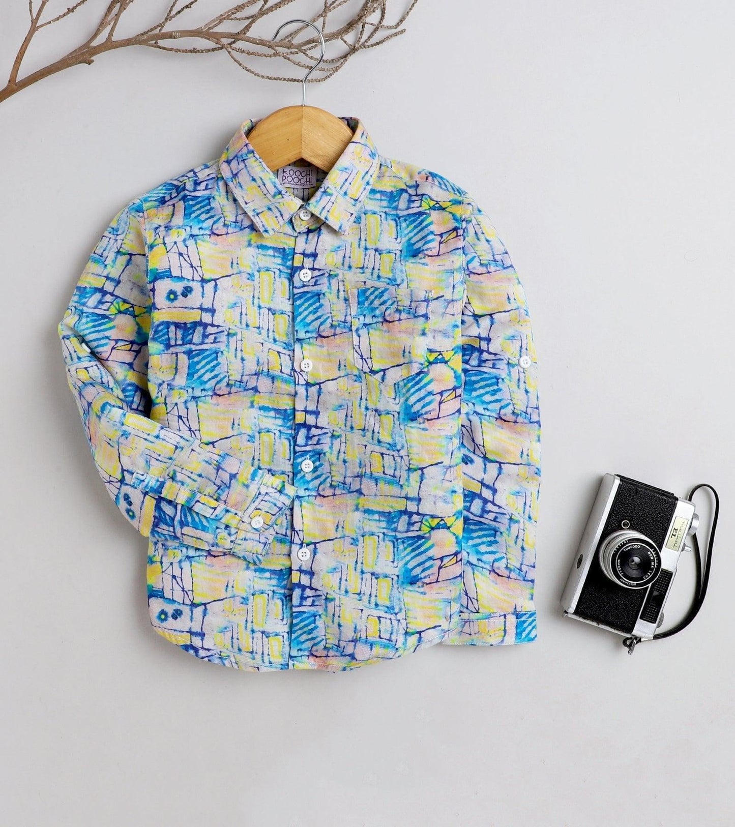 Abst Printed Full Sleeve Shirt
