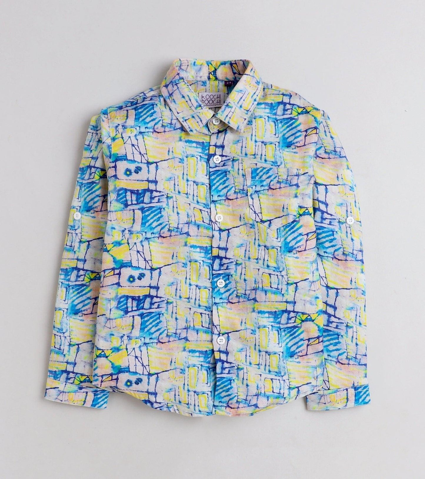 Abst Printed Full Sleeve Shirt