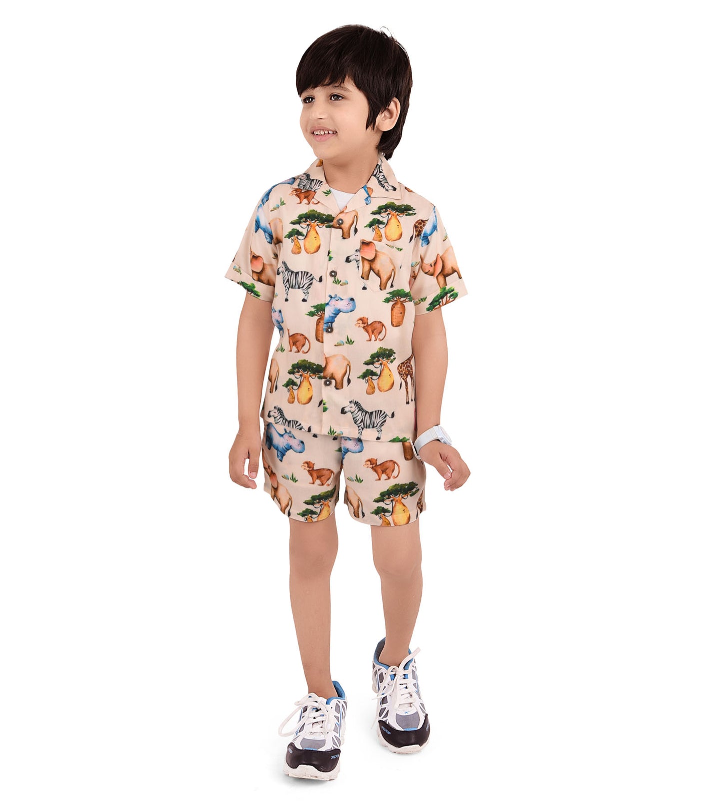 Theme Park Printed Cord Set for Boys