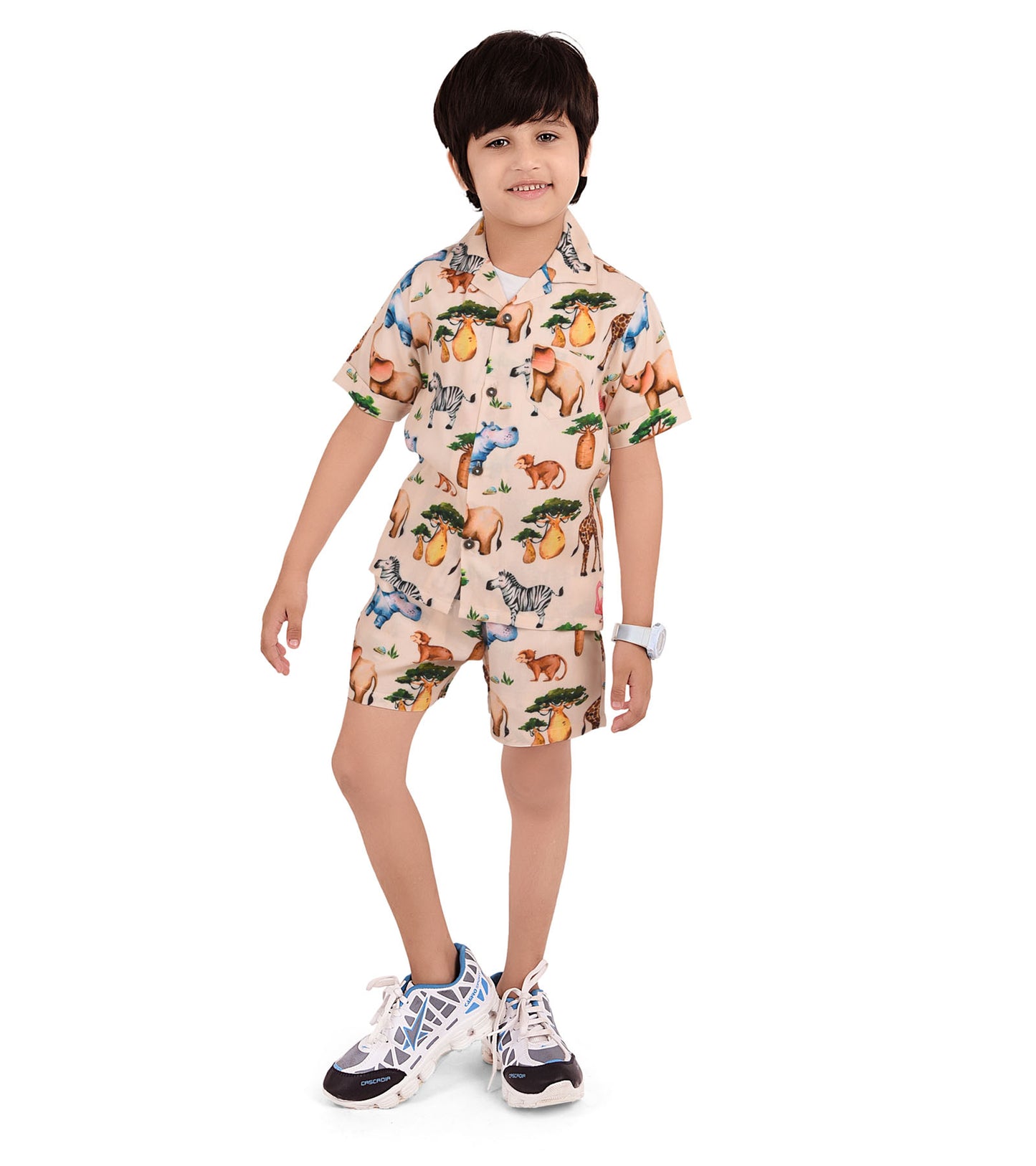 Theme Park Printed Cord Set for Boys