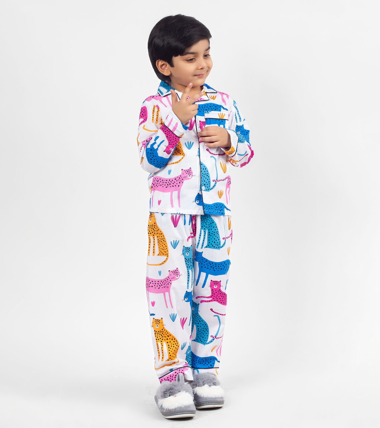 Kool Animal Printed Night Suit Set