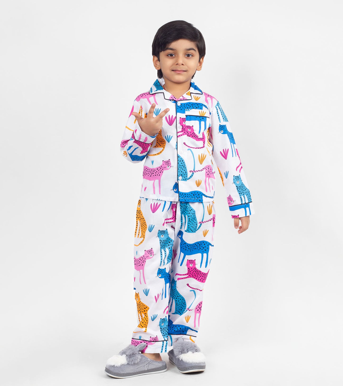Kool Animal Printed Night Suit Set