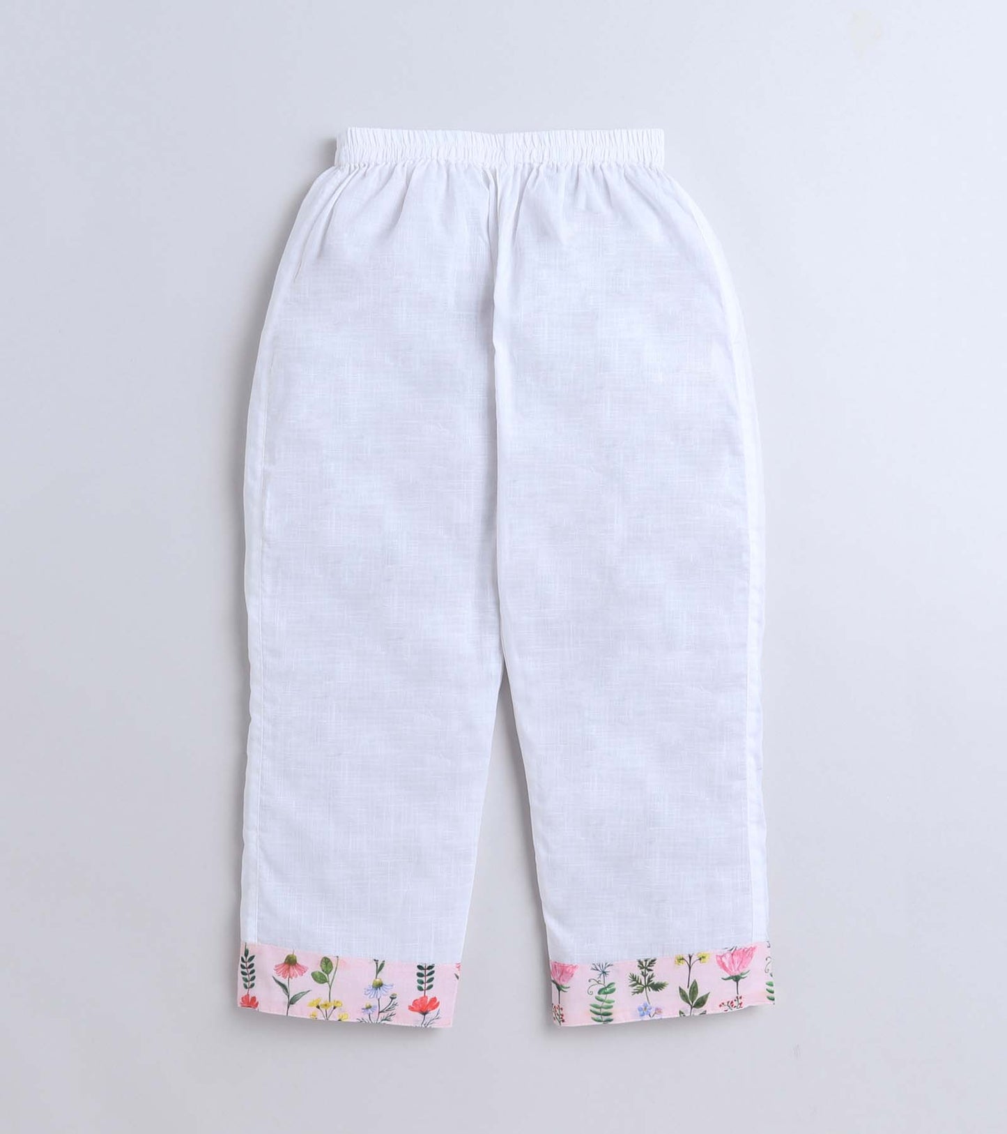 Leaf & Floral Printed Pyjama Kurta Set