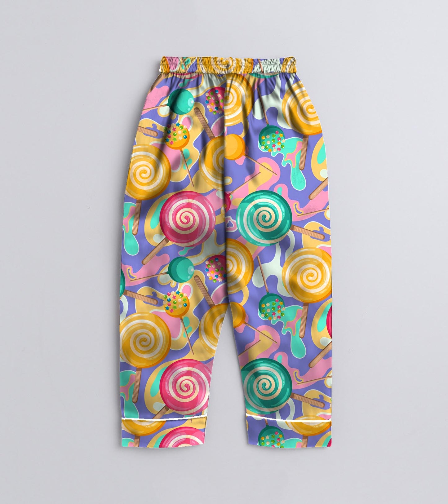 Lollipop Pure Cotton Printed Nightsuit Set