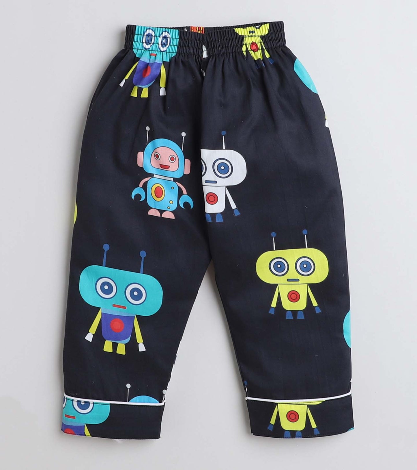 Mini Robot Night Suit Set Half Sleeve