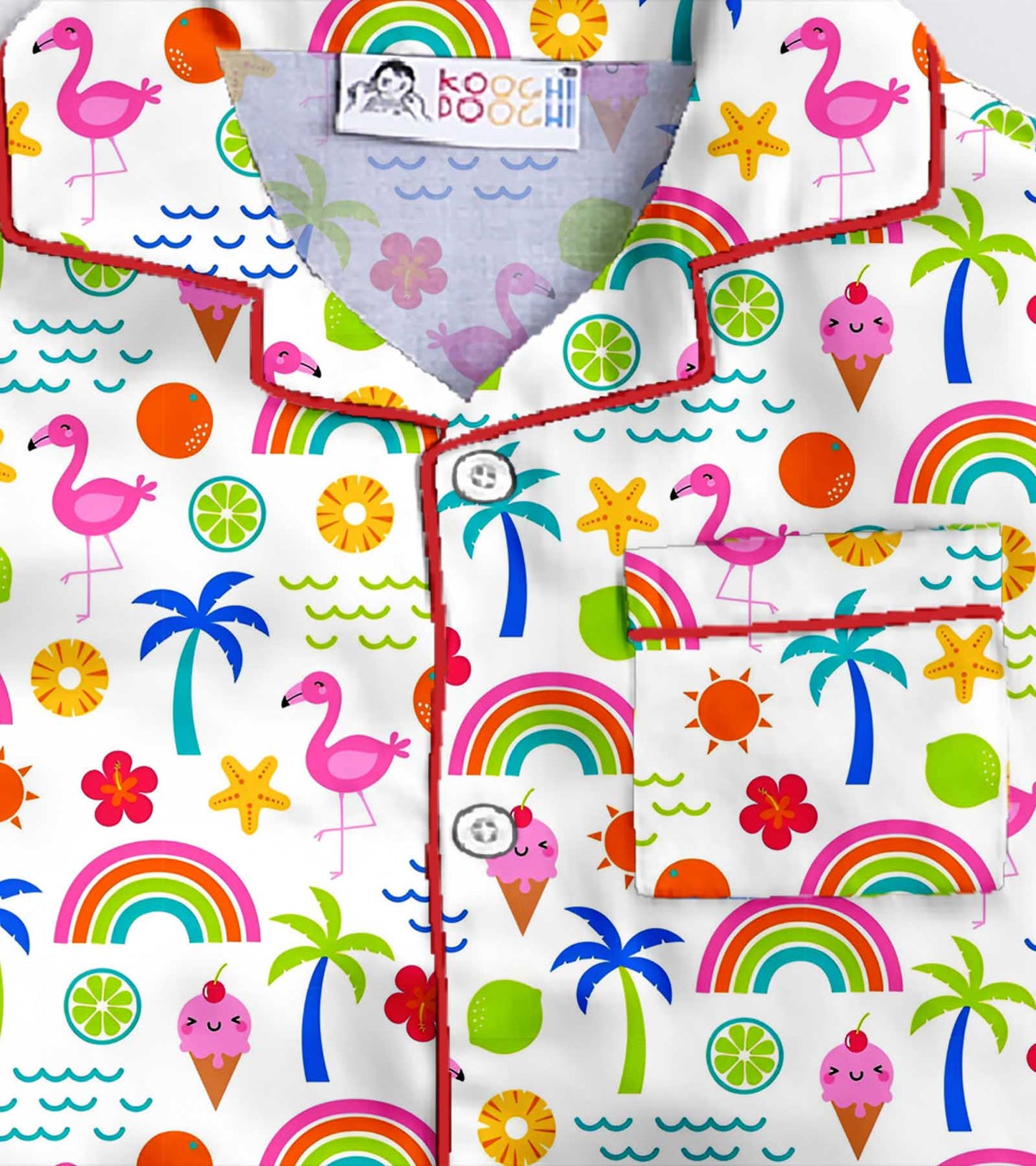 Mix Summer Printed Nightsuit Set