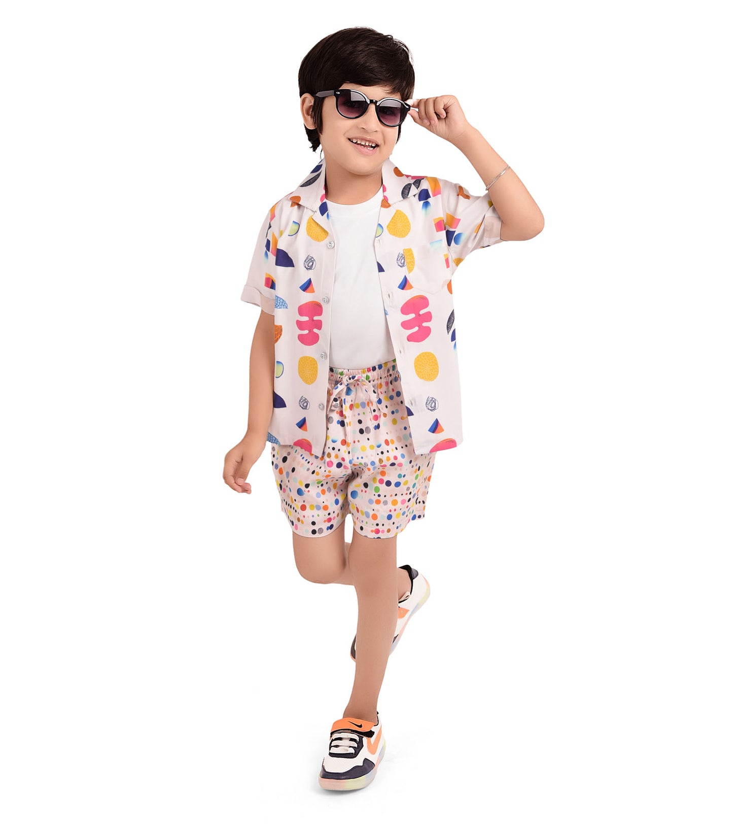 Motley Motif printed Cord Set