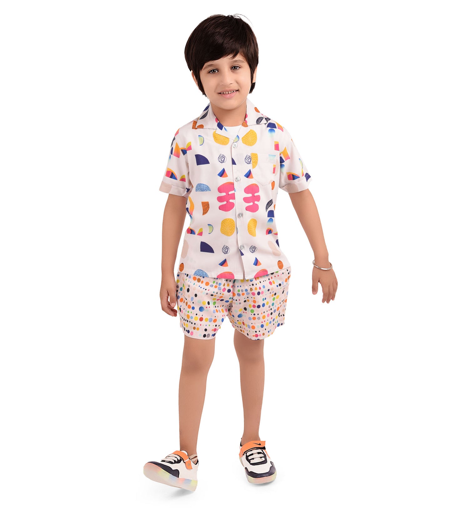 Motley Motif printed Cord Set