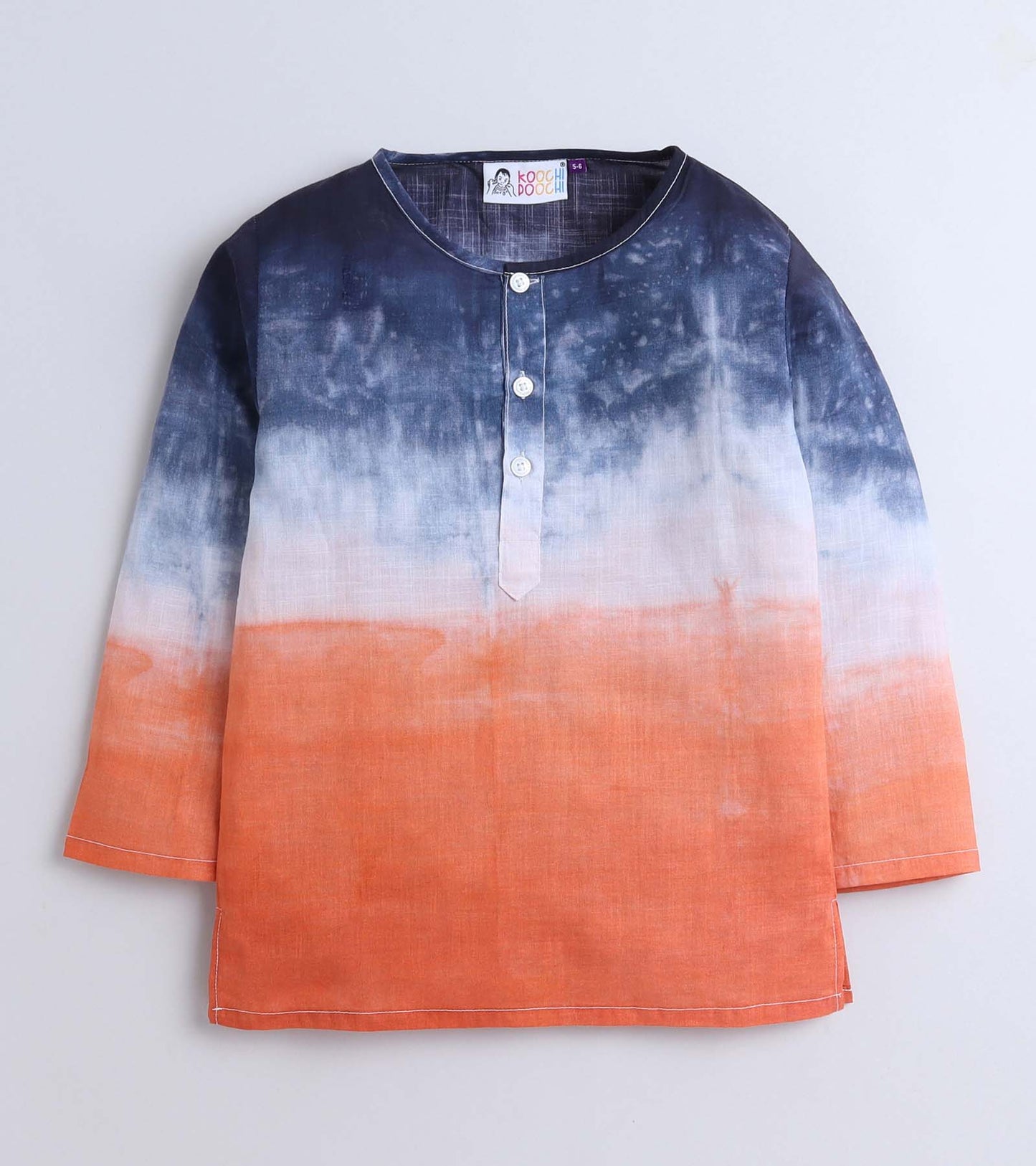 Multi Tiedye Printed Pyjama Kurta Set