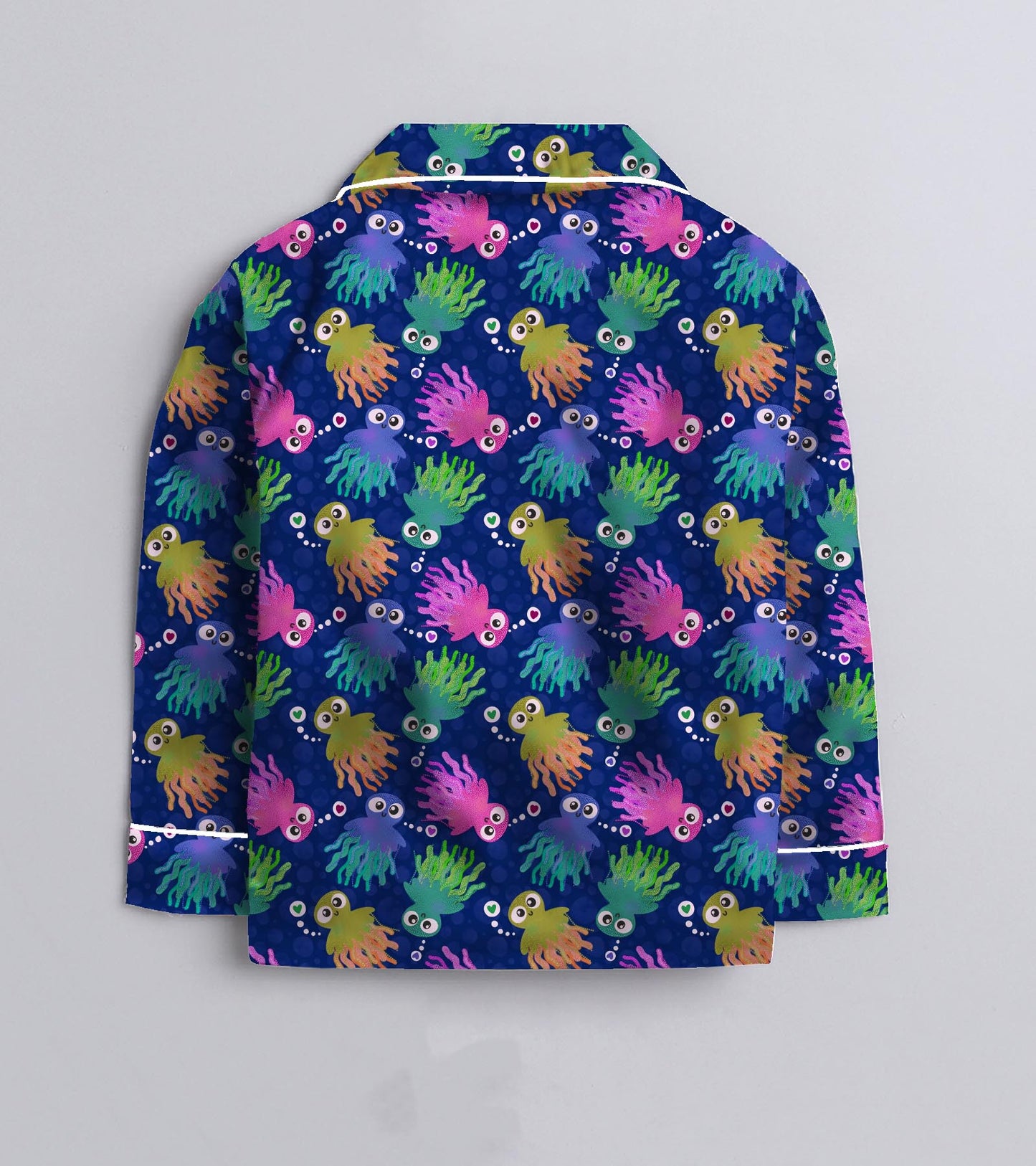 Octopus Pure Cotton Printed Nightsuit Set