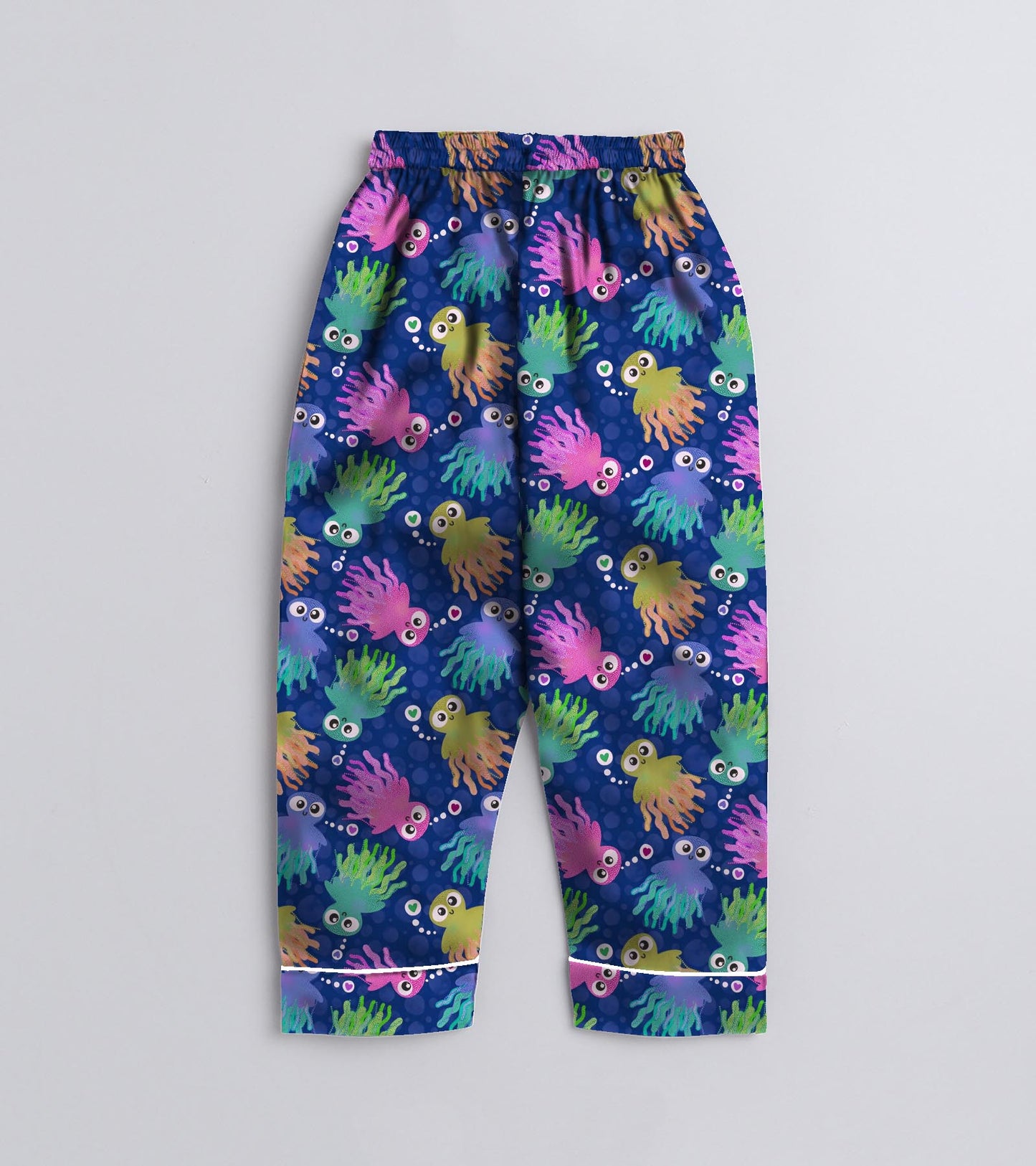 Octopus Pure Cotton Printed Nightsuit Set