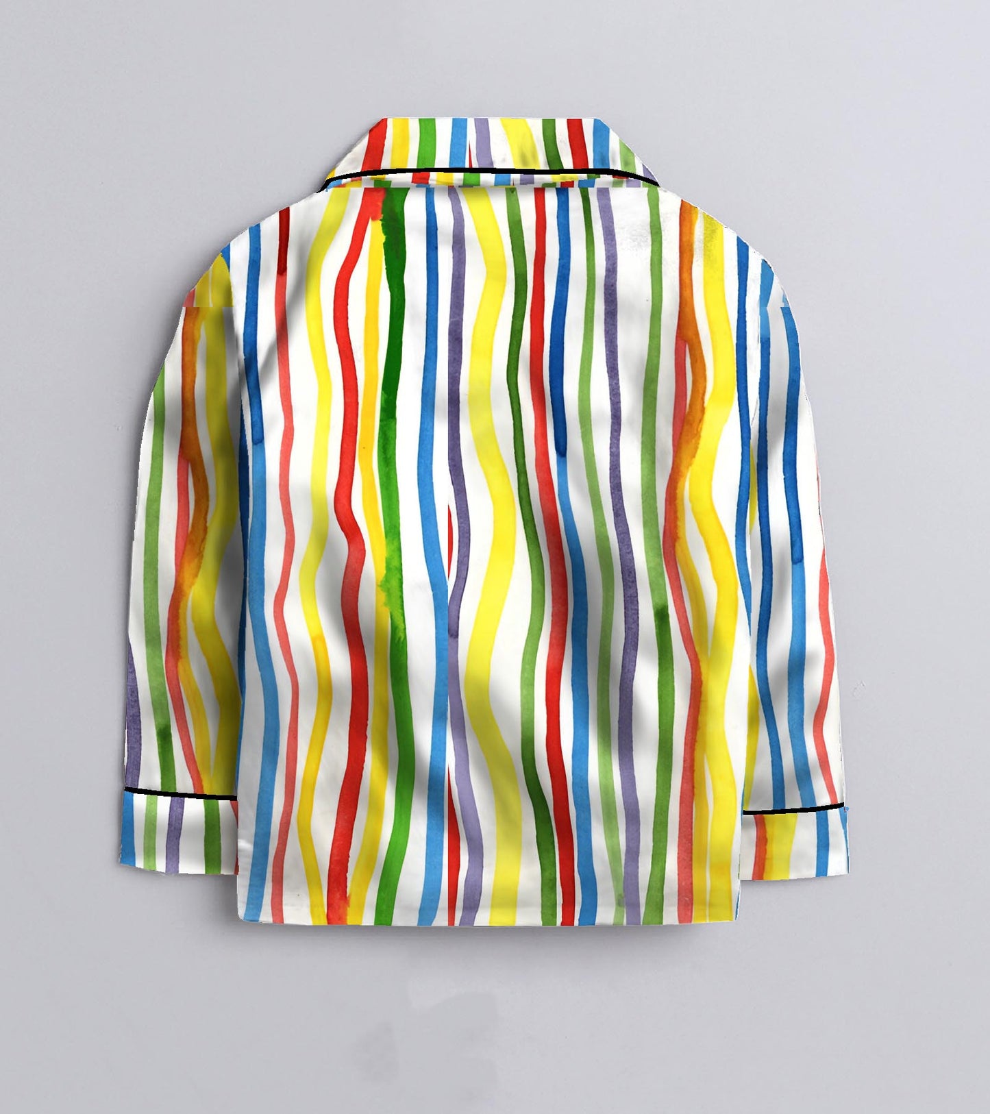 Paint Stripe Pure Cotton Printed Nightsuit Set