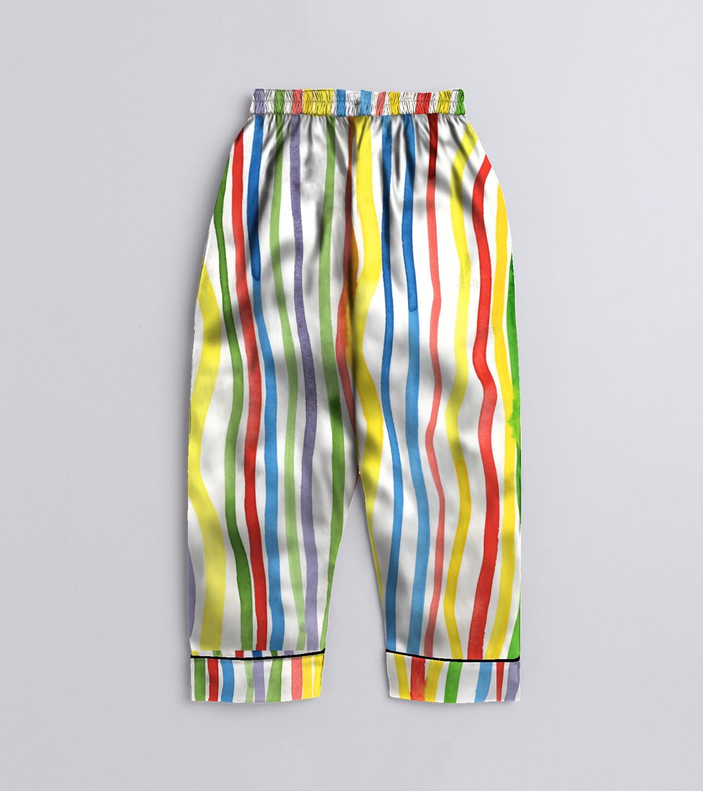 Paint Stripe Pure Cotton Printed Nightsuit Set