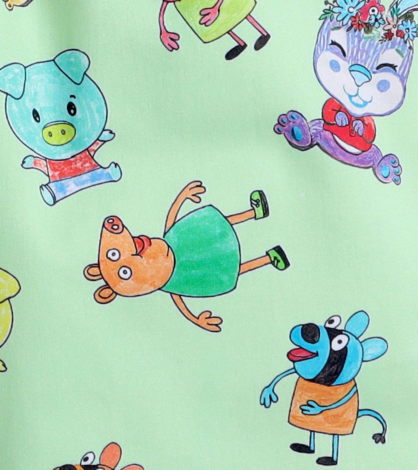 Peppa World Printed Night Suit Set